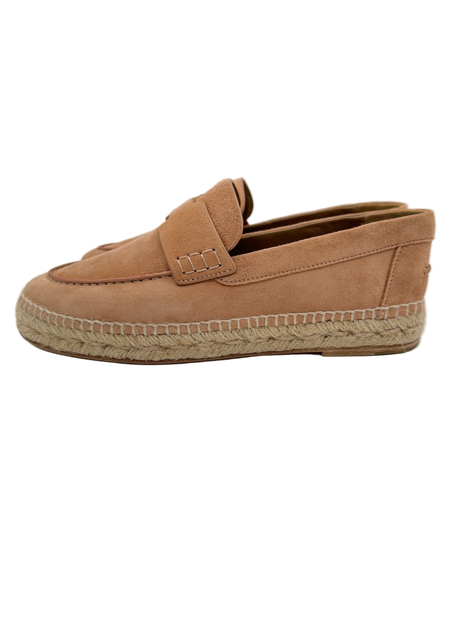 Hermès Beige Suede Trip Espadrilles