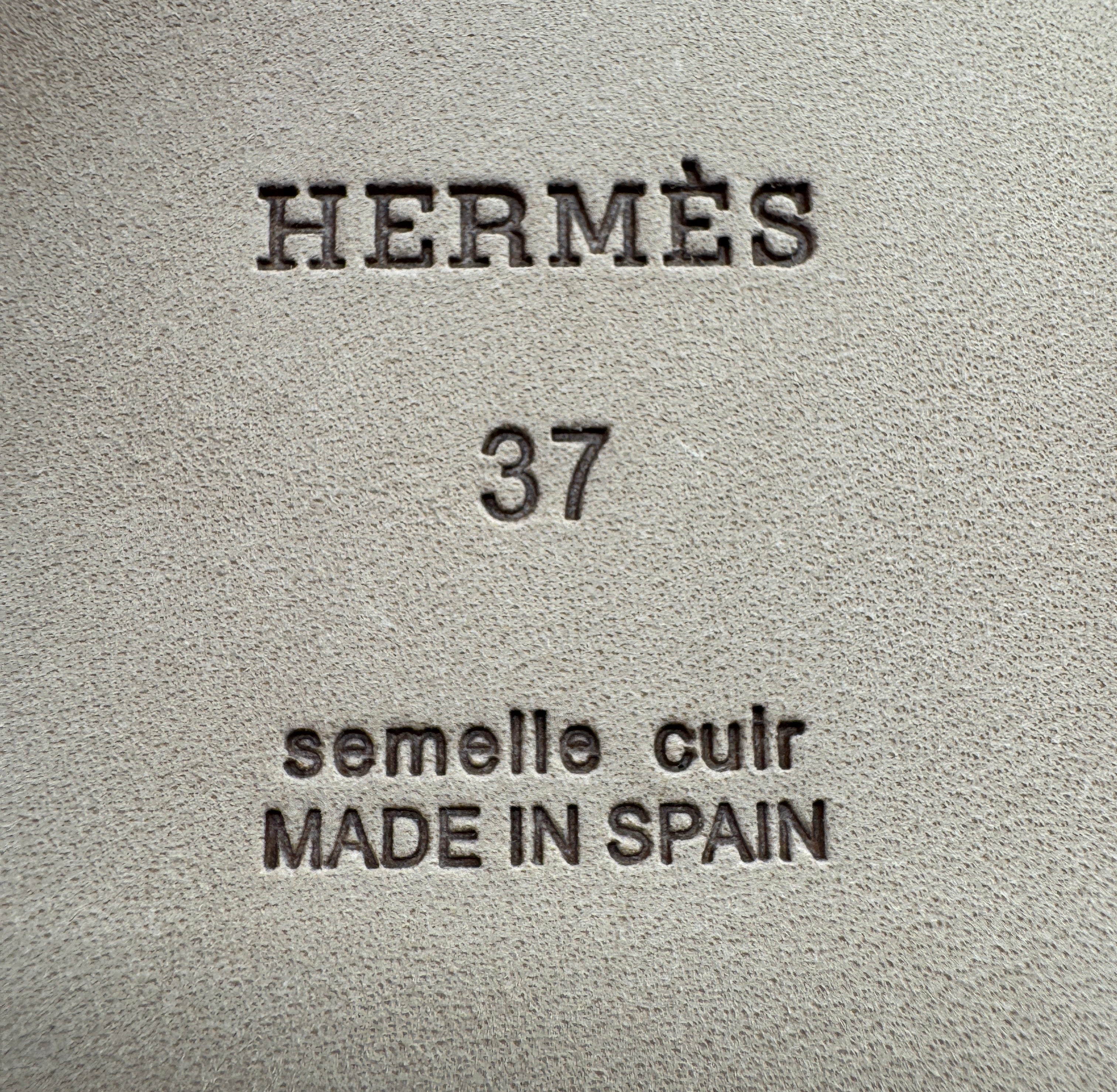 Hermès Beige Suede Trip Espadrilles