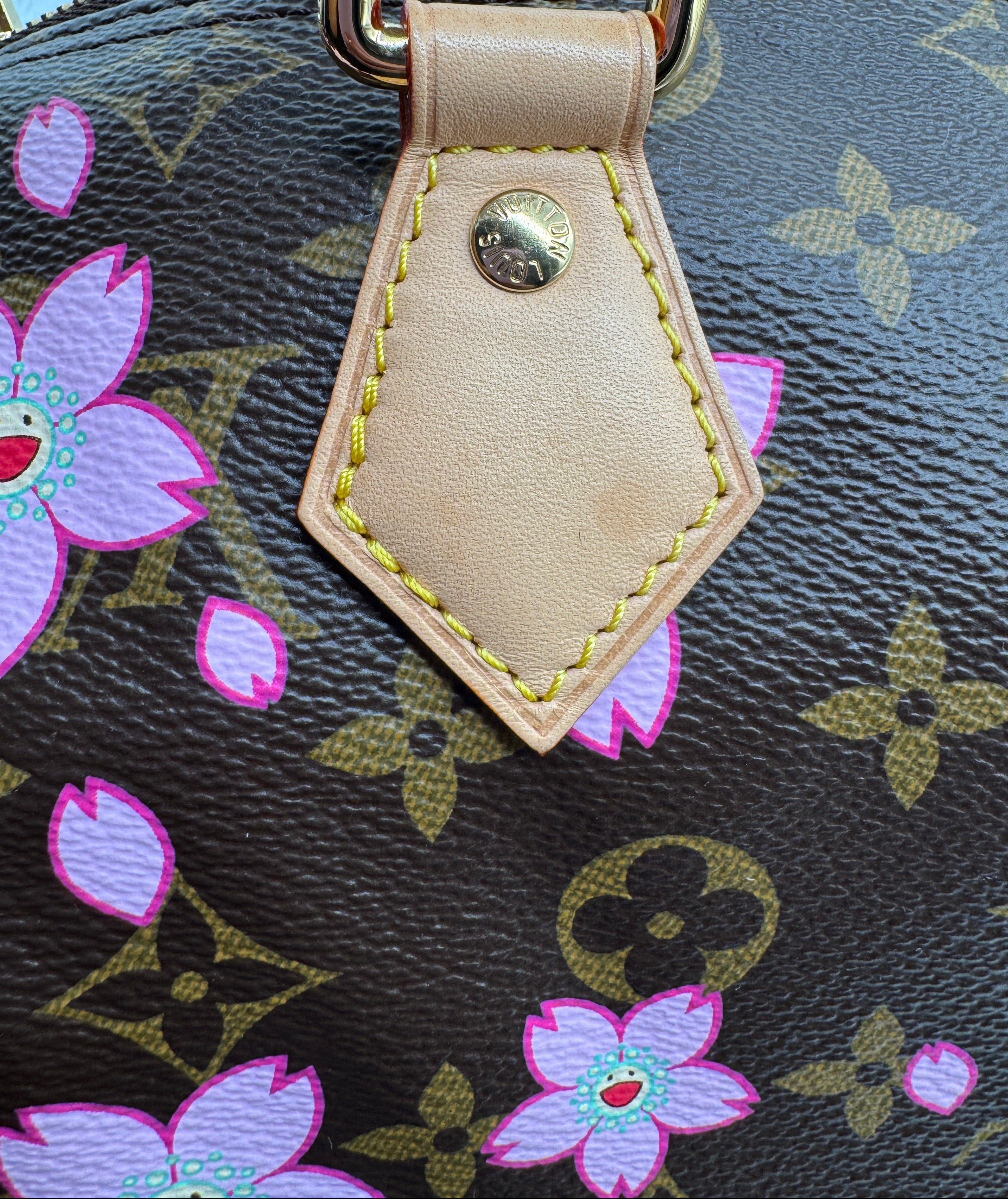 Louis Vuitton X Takashi Murakami Cherry Blossom Brown Monogram Speedy 25