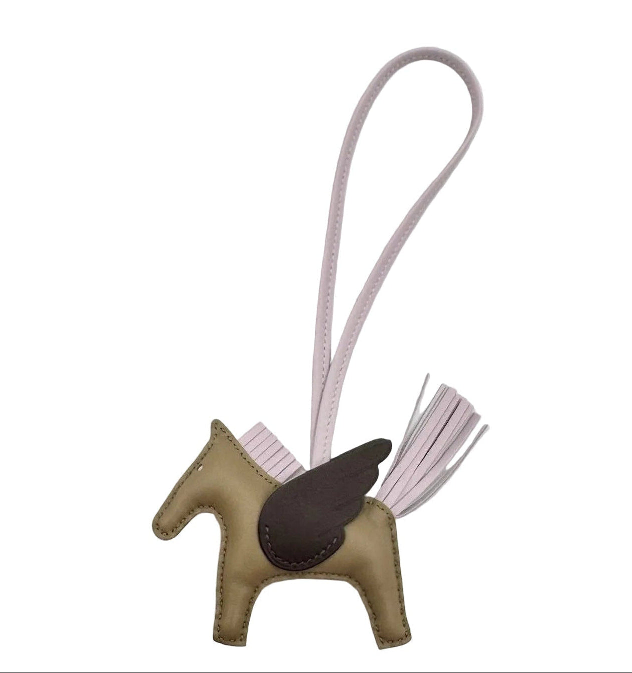 Hermès Rodeo PM Pegase Bag Charm Beige Marfa Mauve Pale Moka