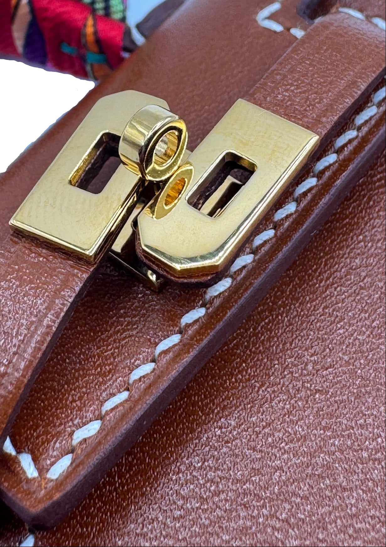 Hermès Micro Kelly Brown Bag Charm