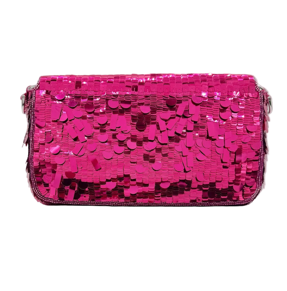 FENDI Pink Sequins Baguette
