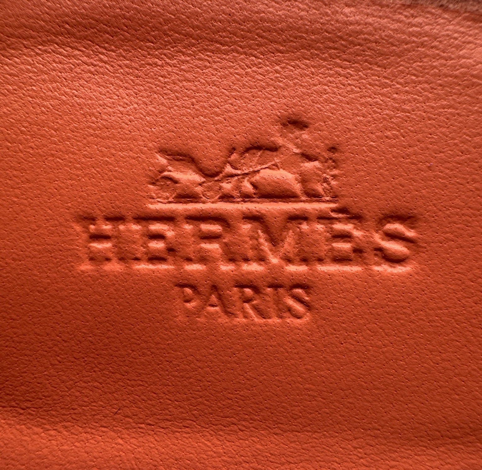 Hermès Oasis Sandals Coral Orange with Crystals