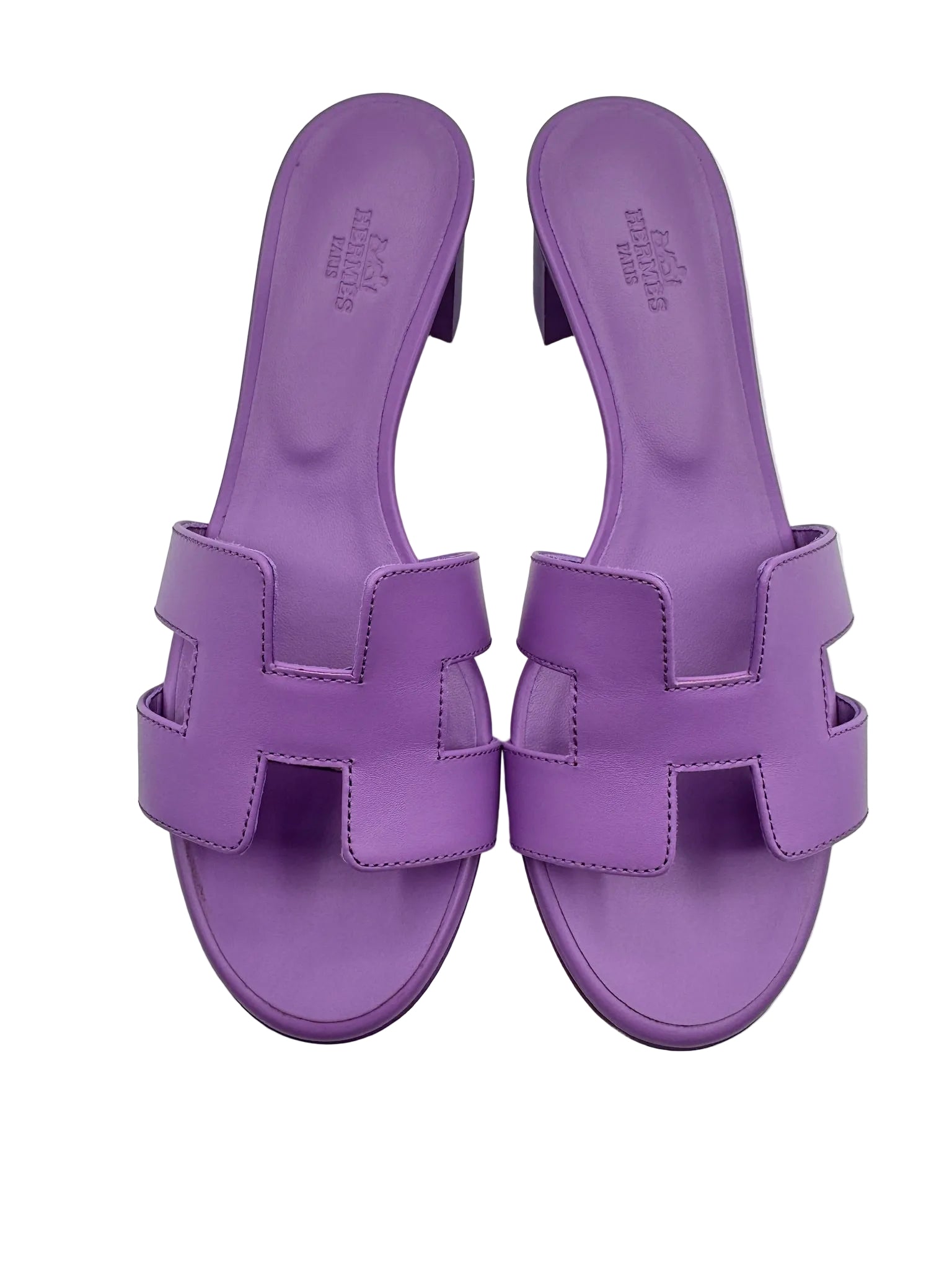 Hermès Oasis Sandals Violet Parme Purple