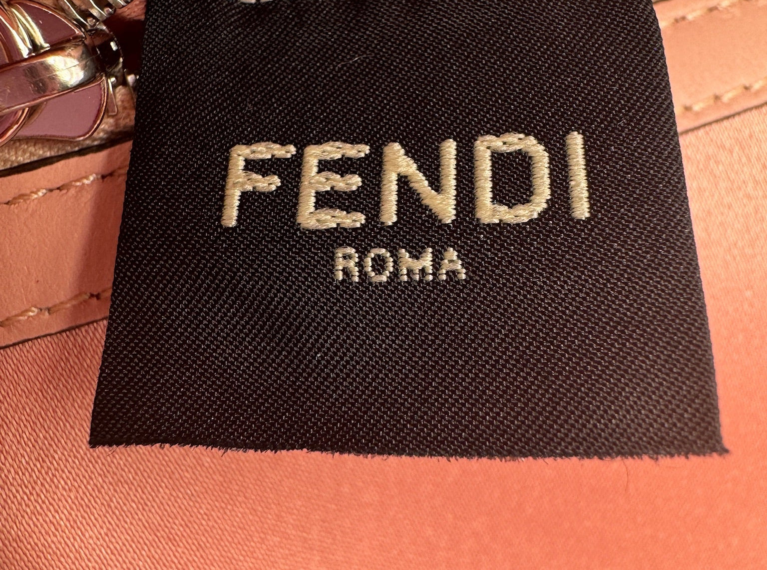 Fendi X Sarah Jessica Parker Pink Ombre Sequin Baguette