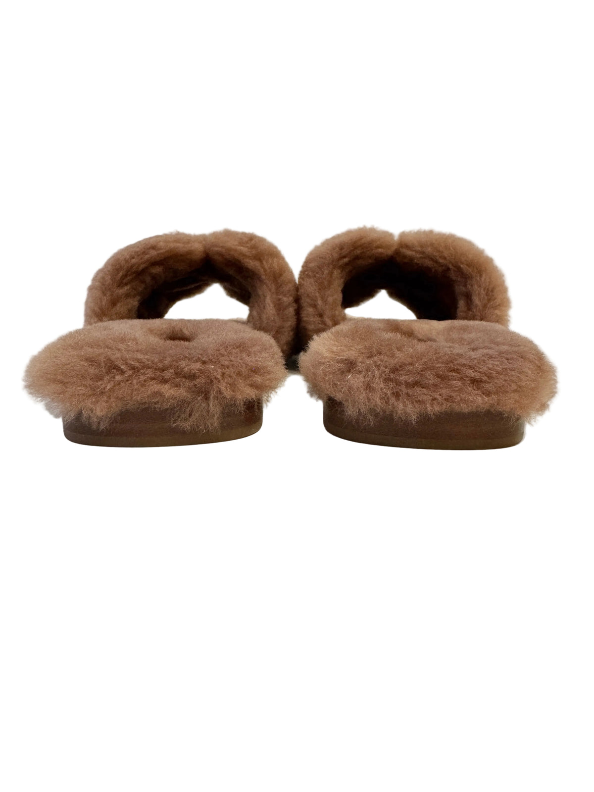 Hermès Brown Shearling Orans