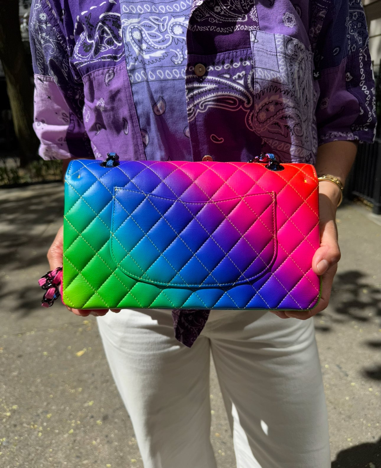 Chanel Rainbow Medium Classic Flapbag