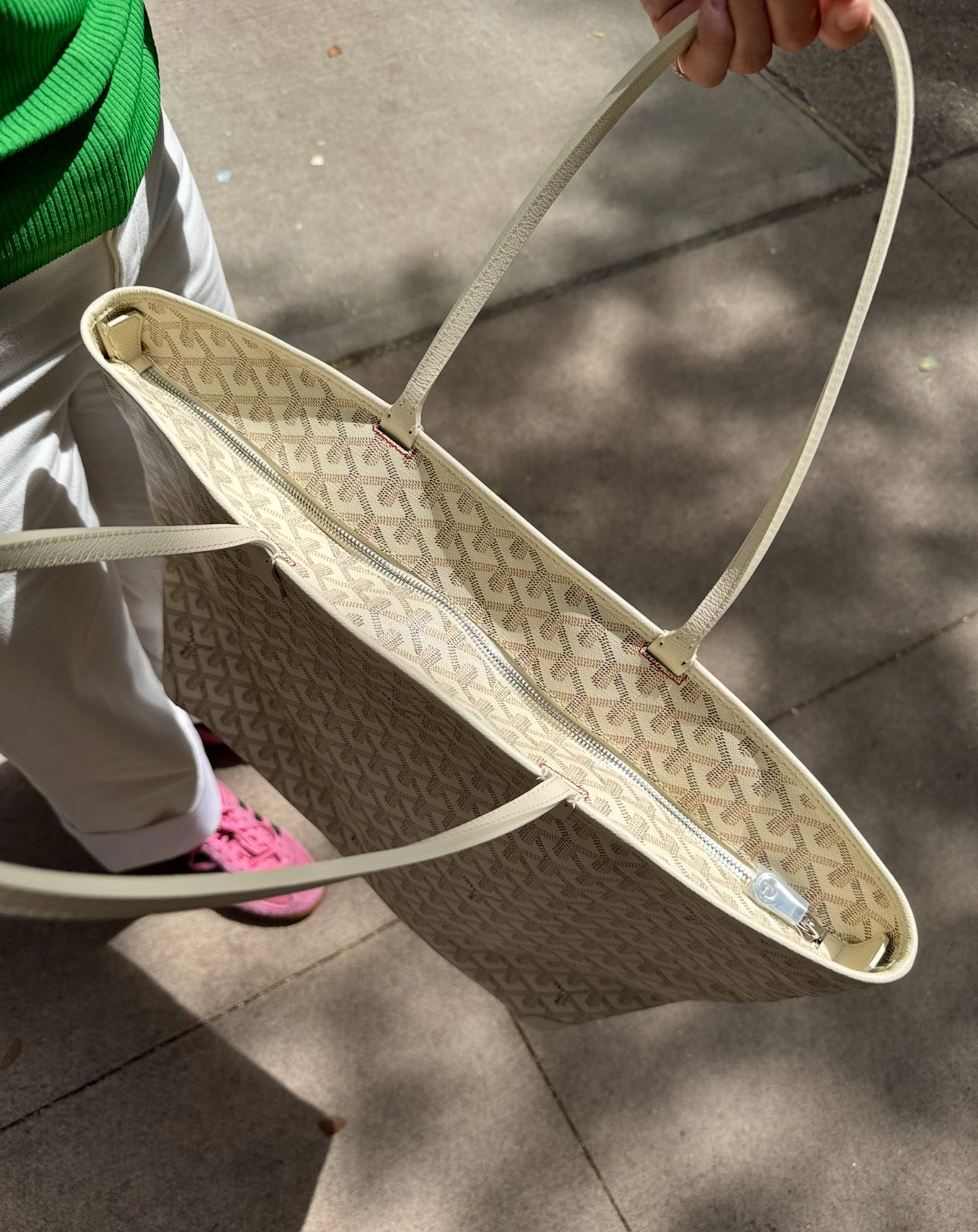 Goyard Artois Beige Sand Color Tote Bag