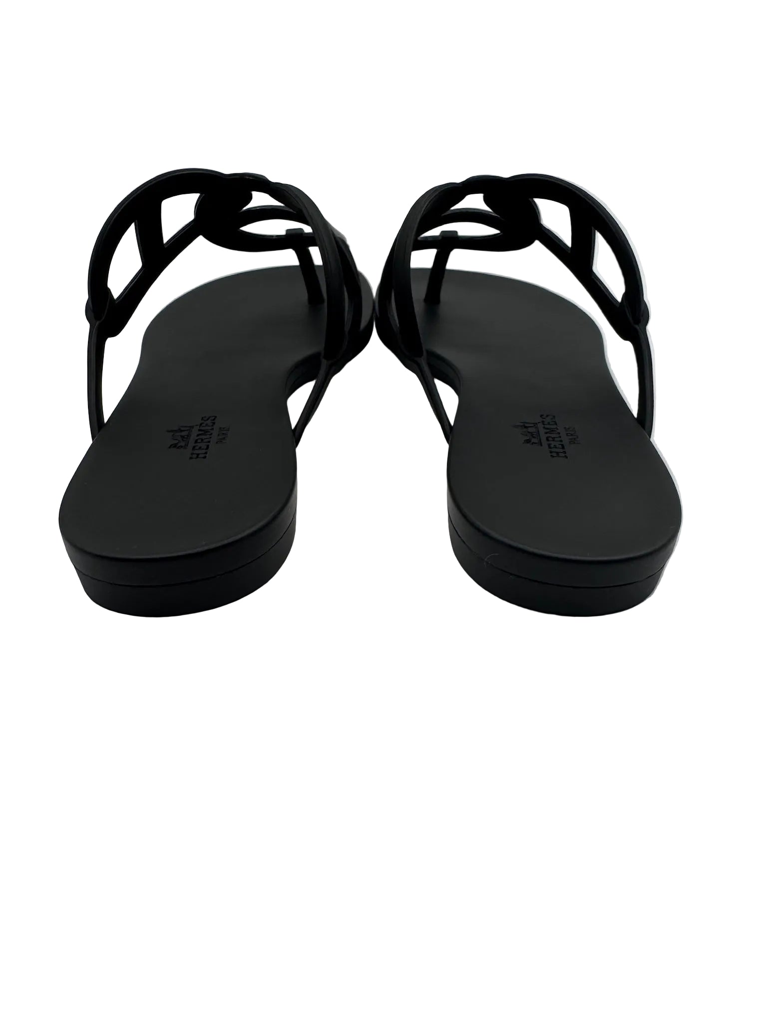 Hermès Egerie Black Sandal