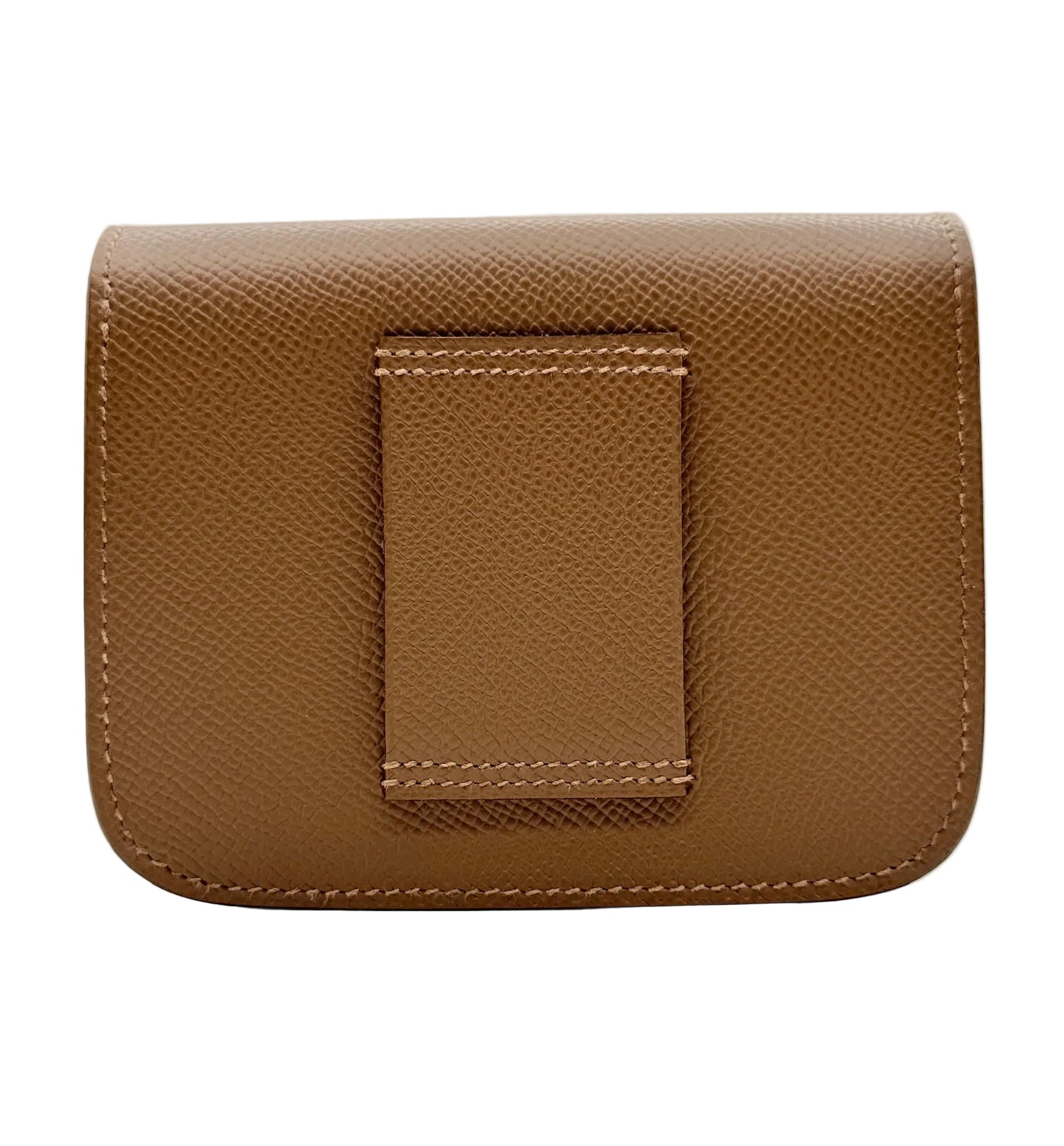 Hermès Constance Slim Wallet Alezan Gold Hardware