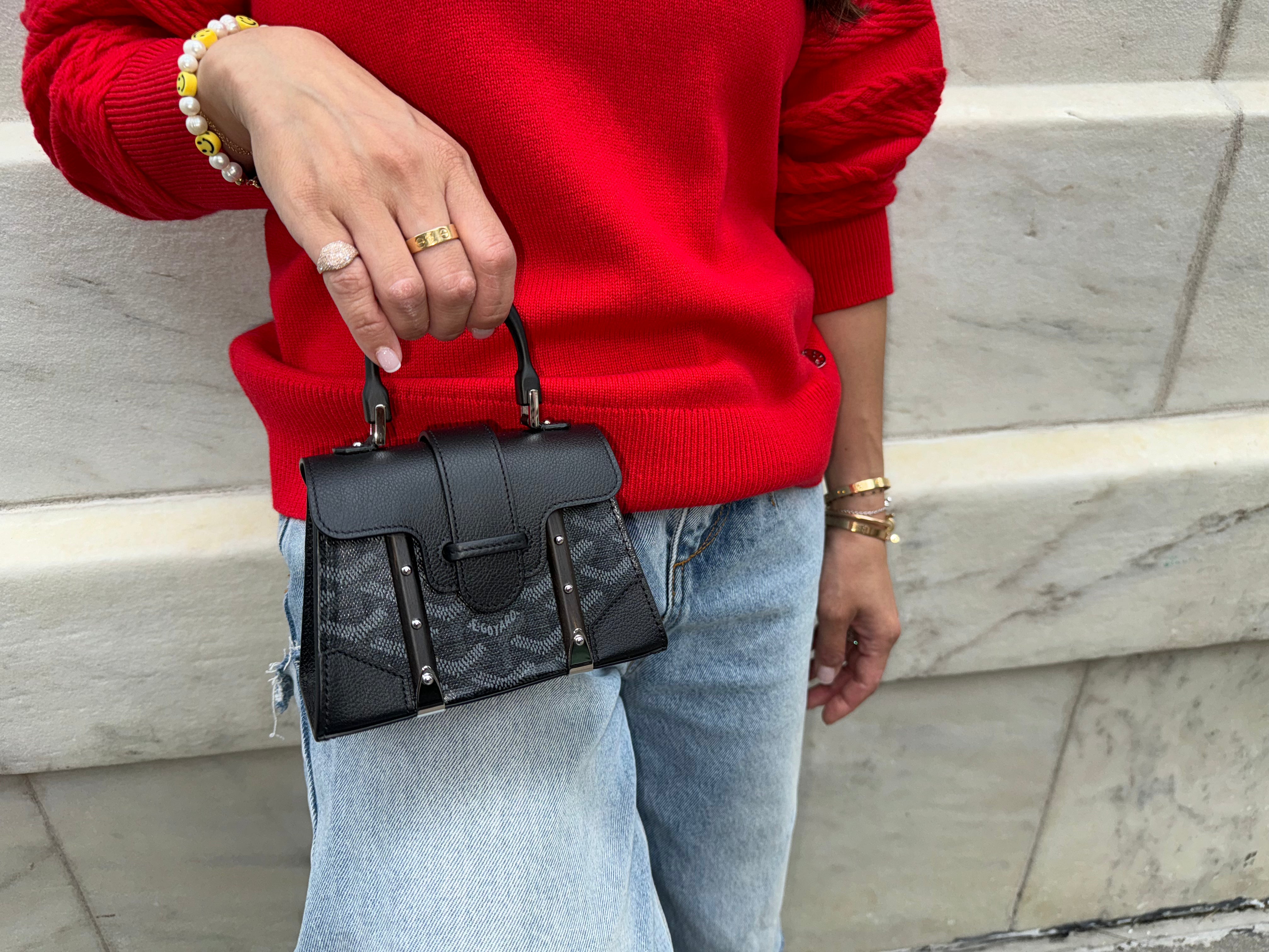 GOYARD Nano Saigon Jetblack Structure