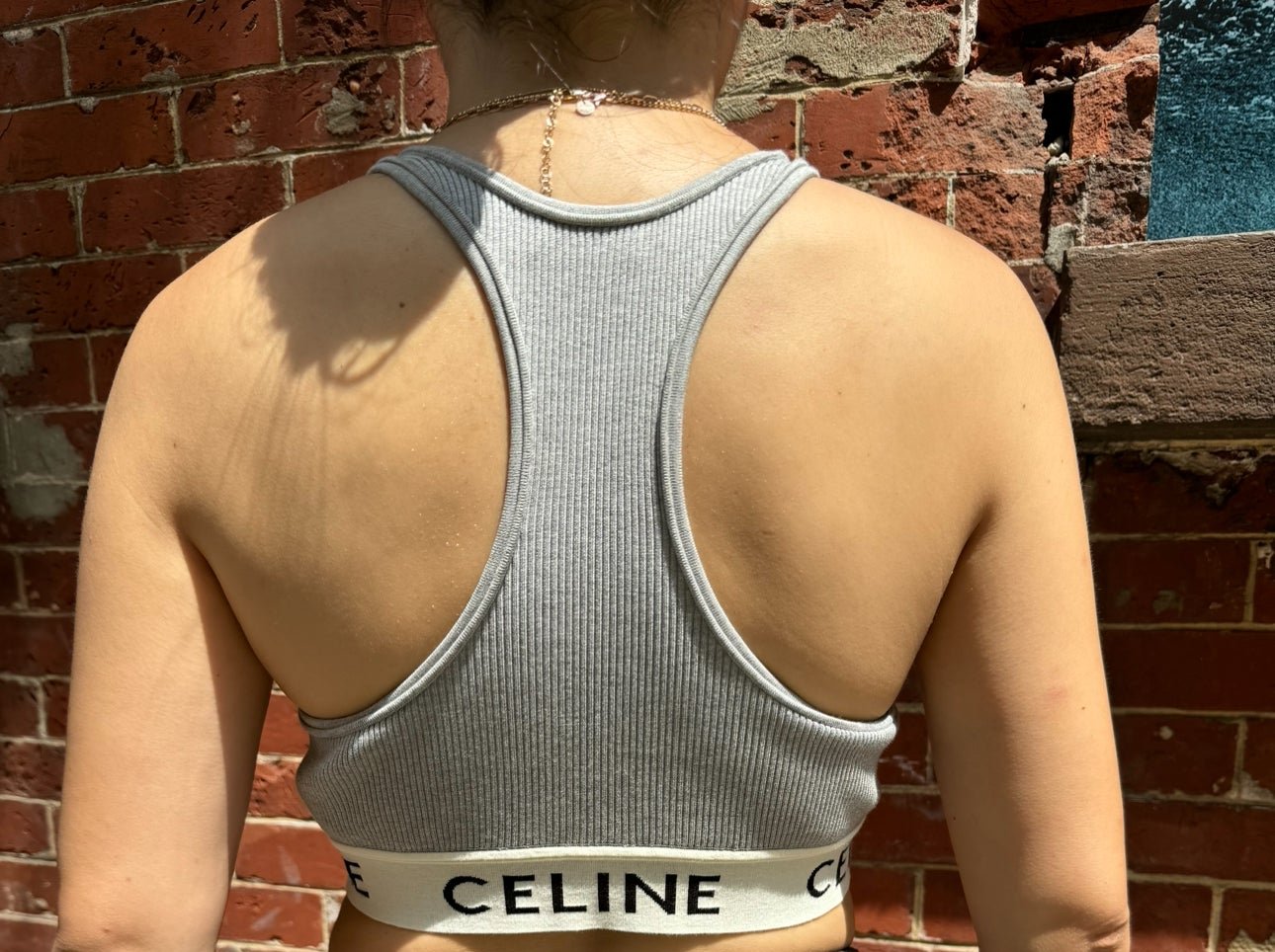 Celine Gray Tank Top