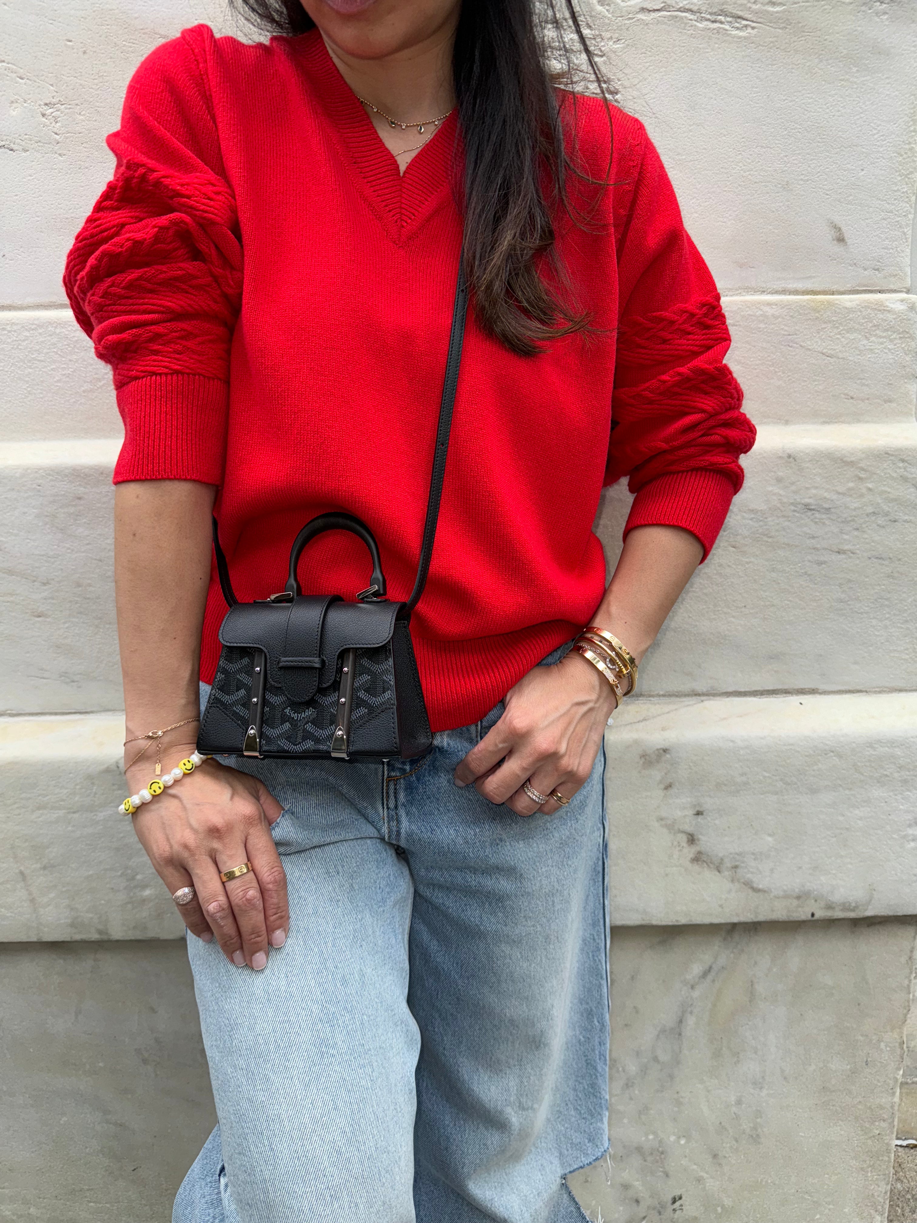 GOYARD Nano Saigon Jetblack Structure