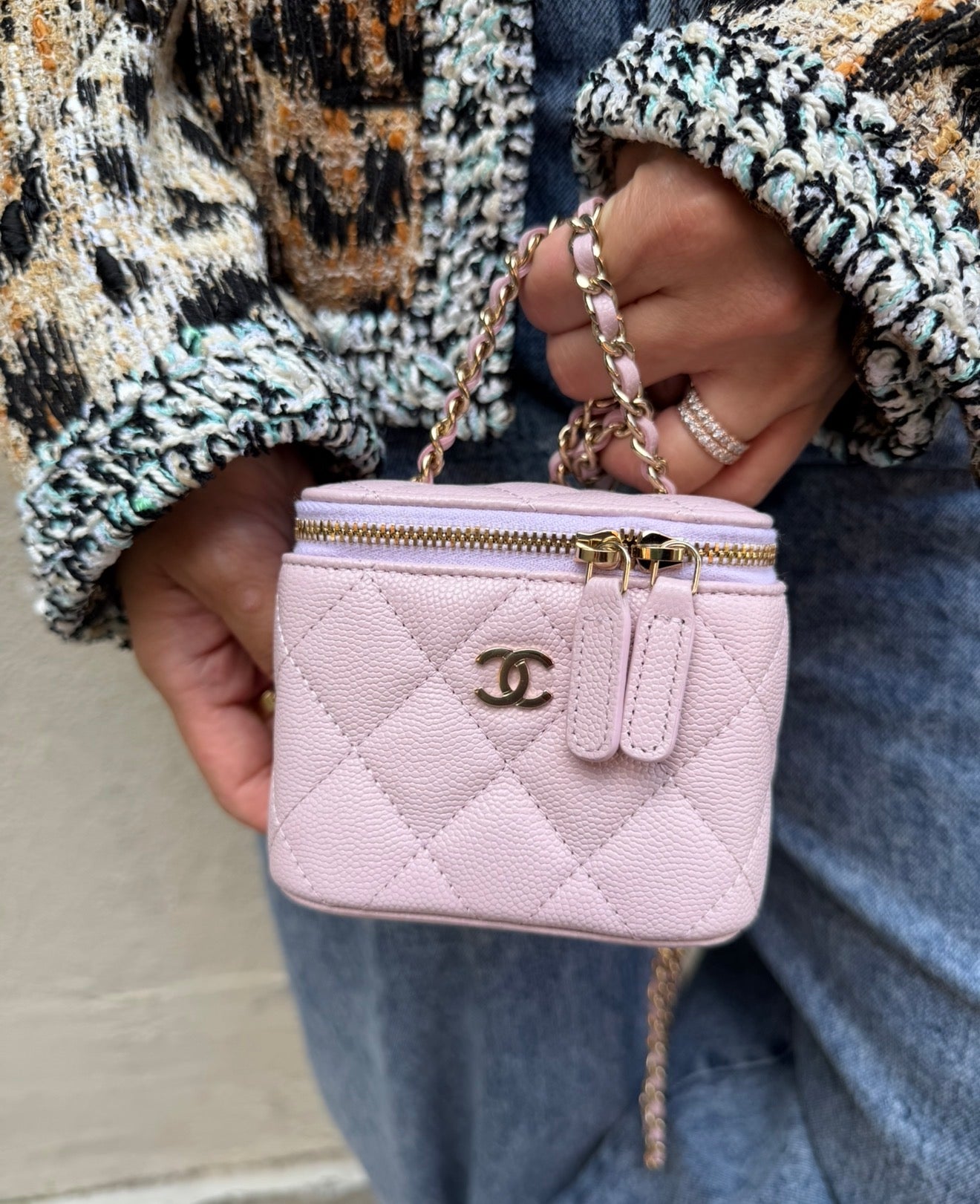 CHANEL Pink Mini Vanity Bag
