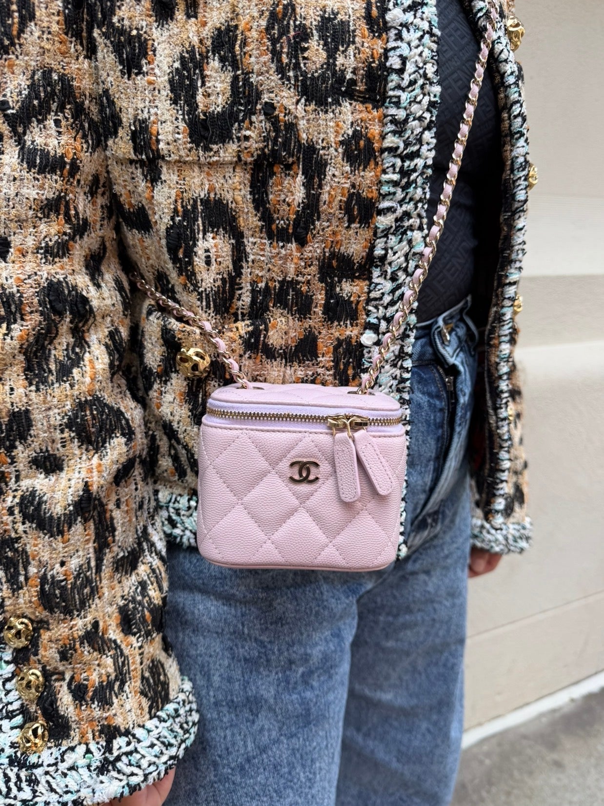CHANEL Pink Mini Vanity Bag