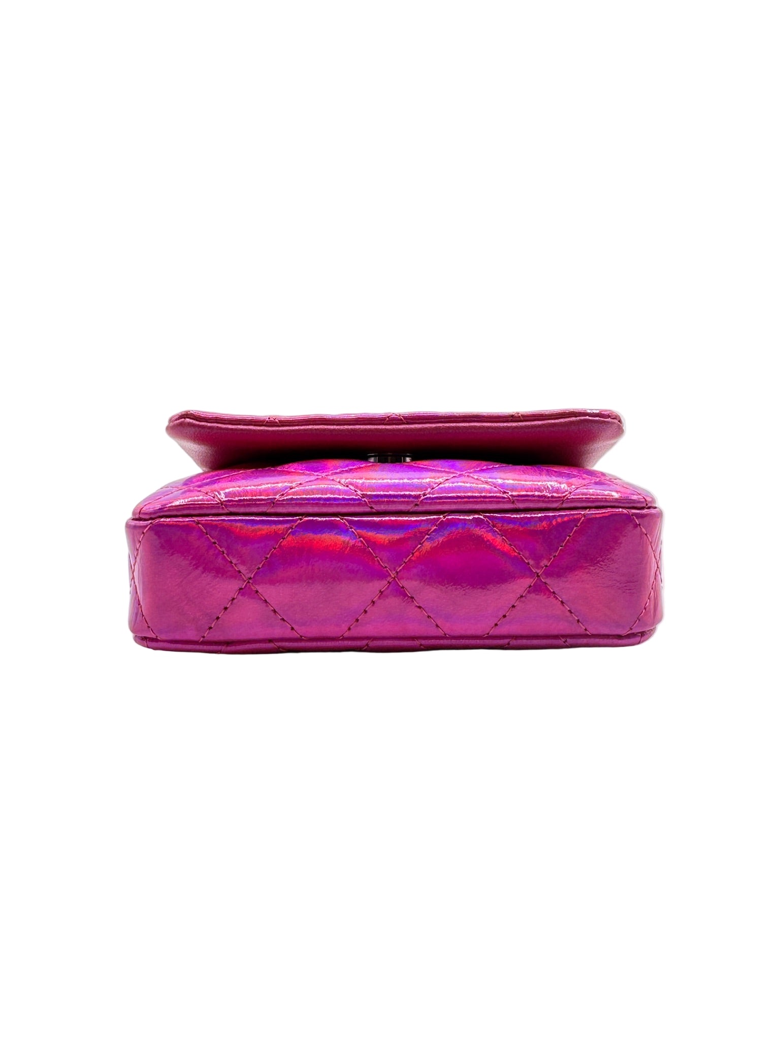 Chanel Pink Iridescent Mirror Bag Charm