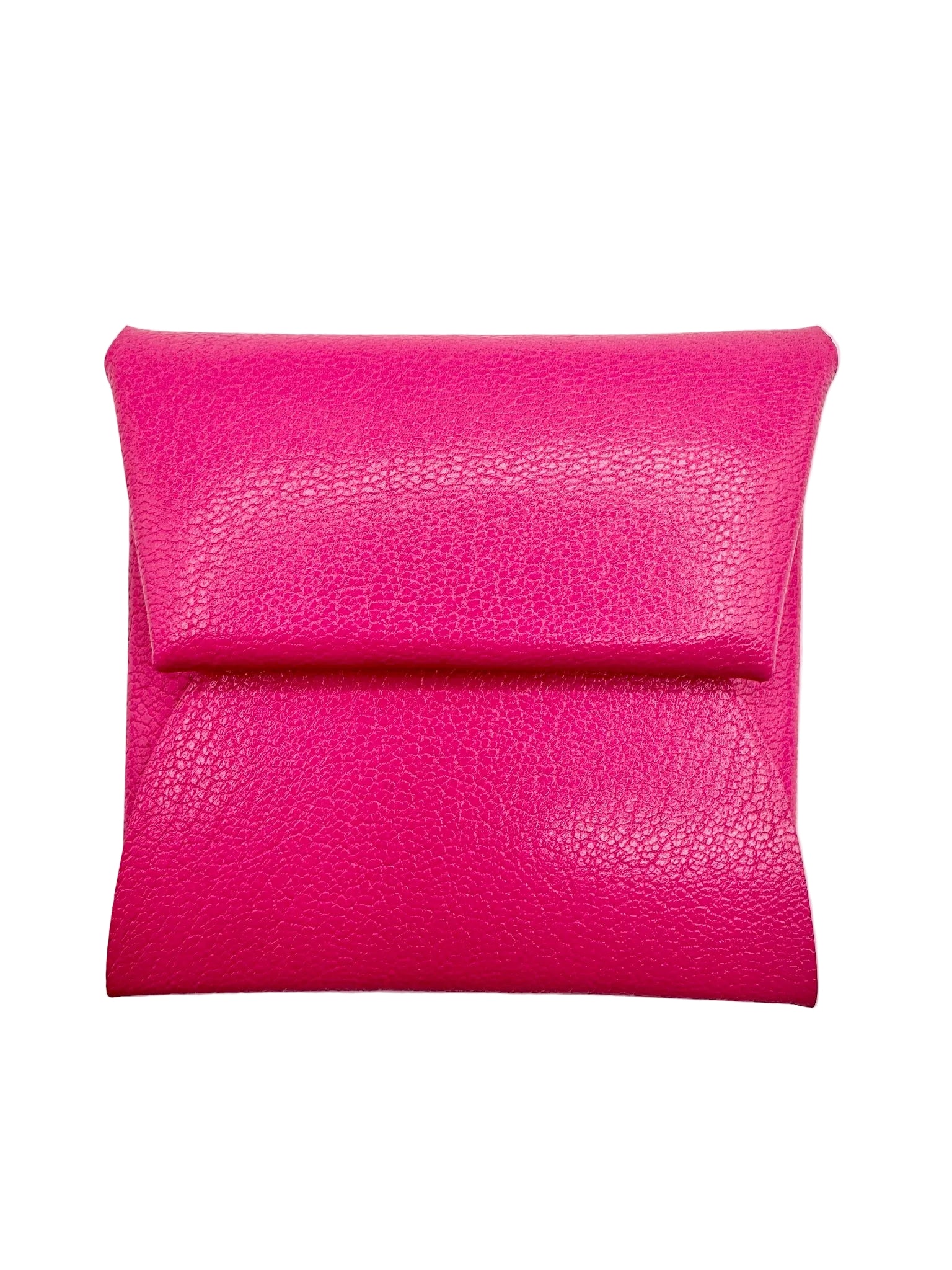 Hermès Bastia Coin Purse Rose Shocking