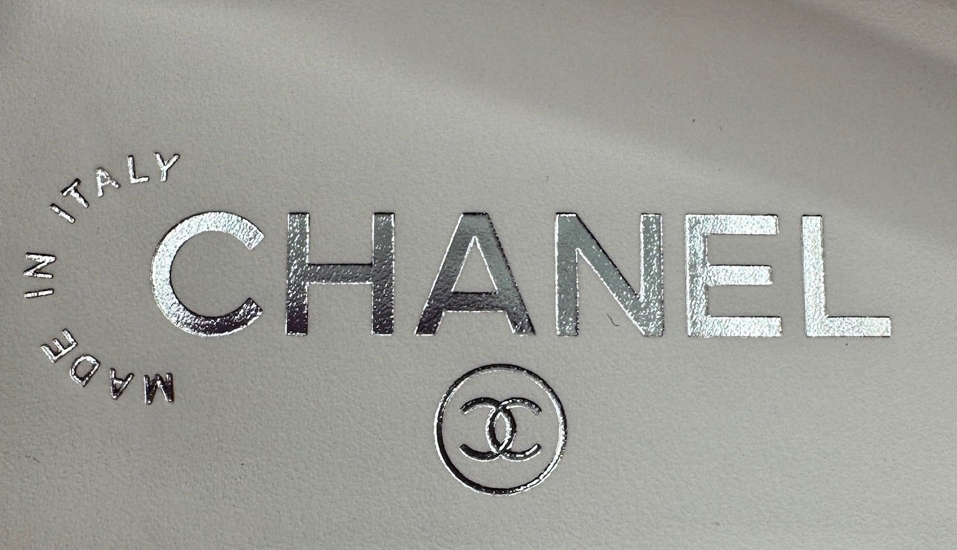 Chanel Pink Sequins Slingback Flats