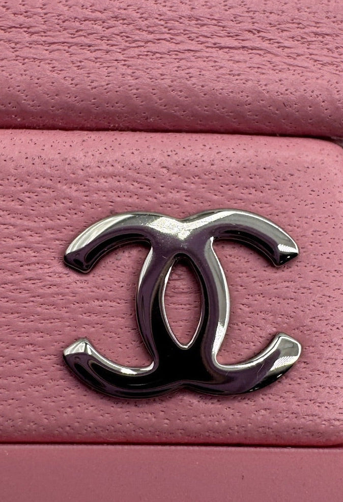 Chanel Pink Sequins Slingback Flats