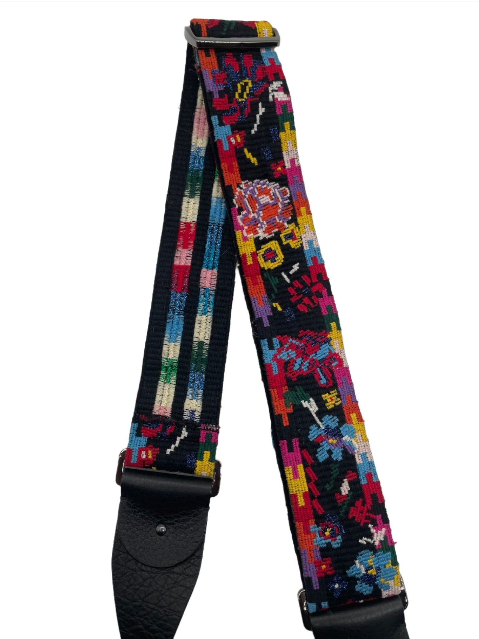 Valentino Multicolor Embroidery Bag Strap