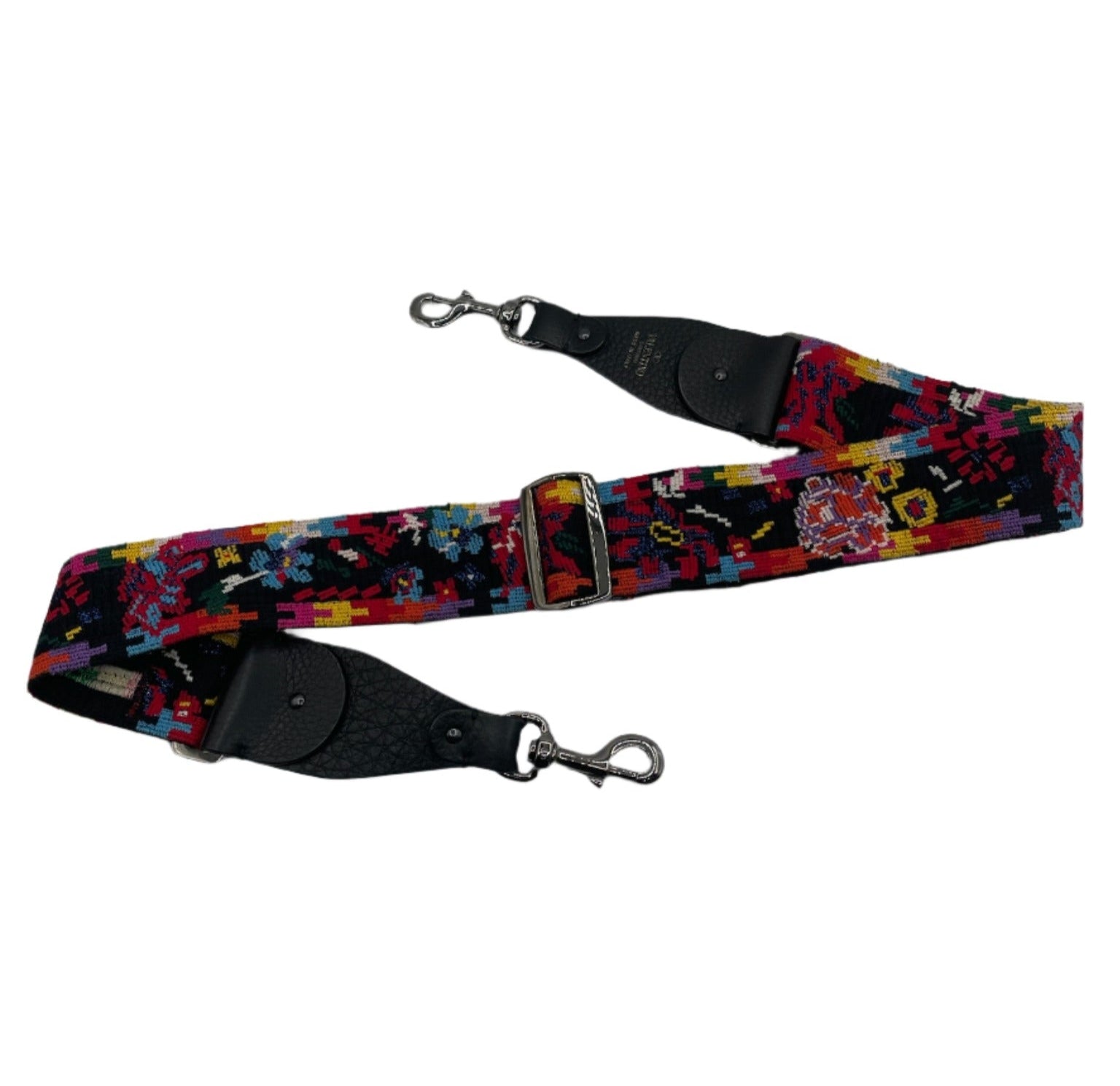 Valentino Multicolor Embroidery Bag Strap