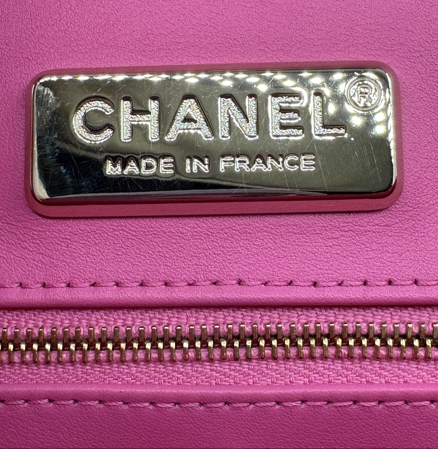 Chanel Pink Ombre Alligator Large Classic Double Flapbag