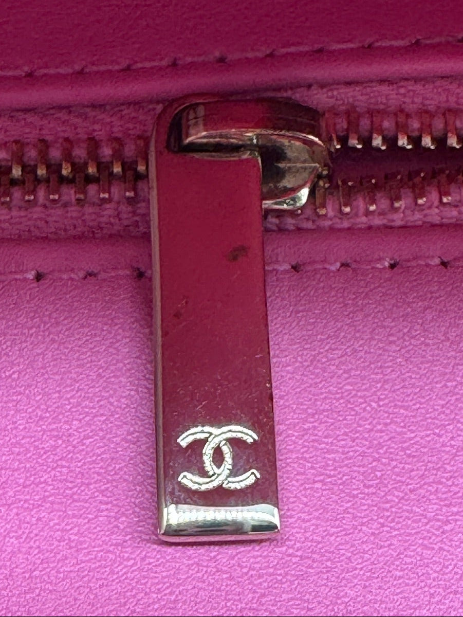 Chanel Pink Ombre Alligator Large Classic Double Flapbag