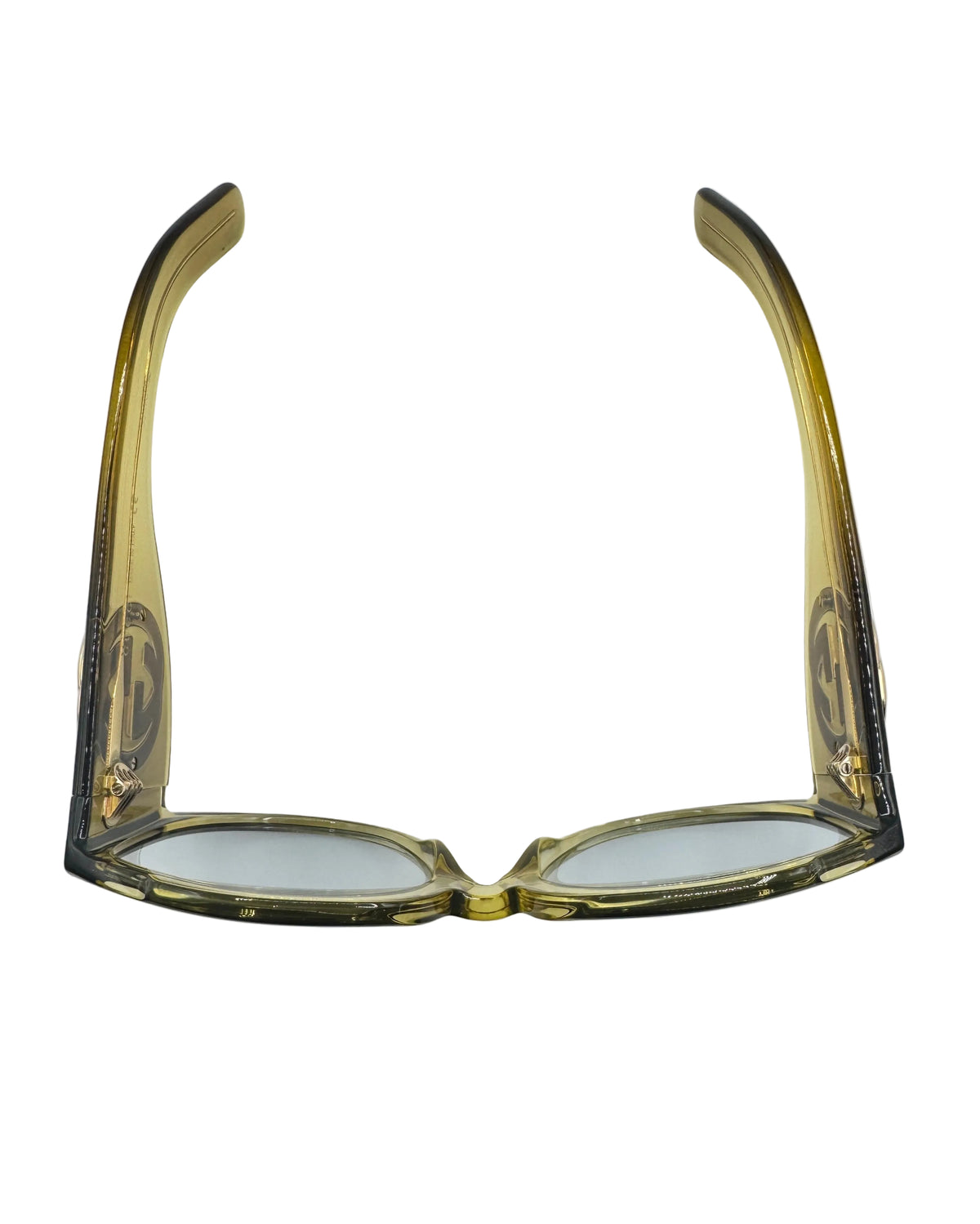 Gucci Khaki Green Oversized Sunglasses