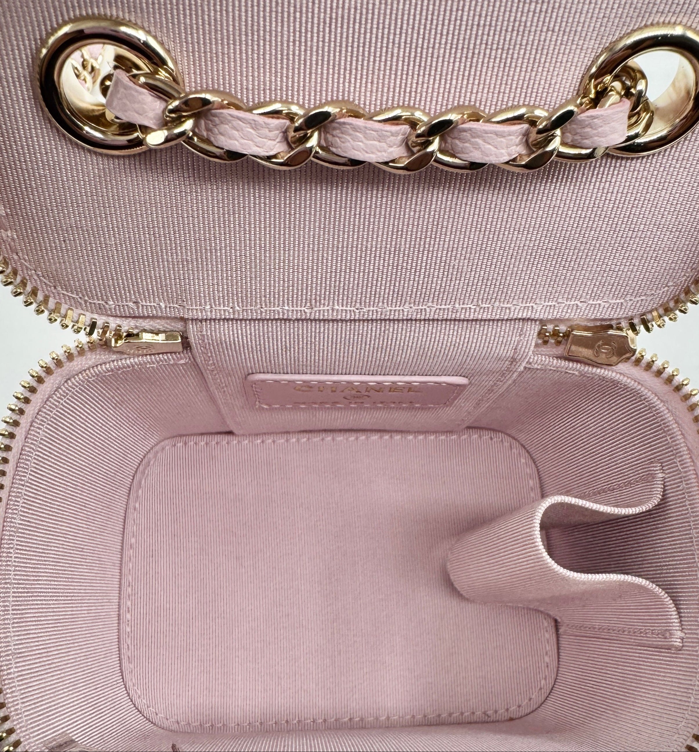 CHANEL Pink Mini Vanity Bag