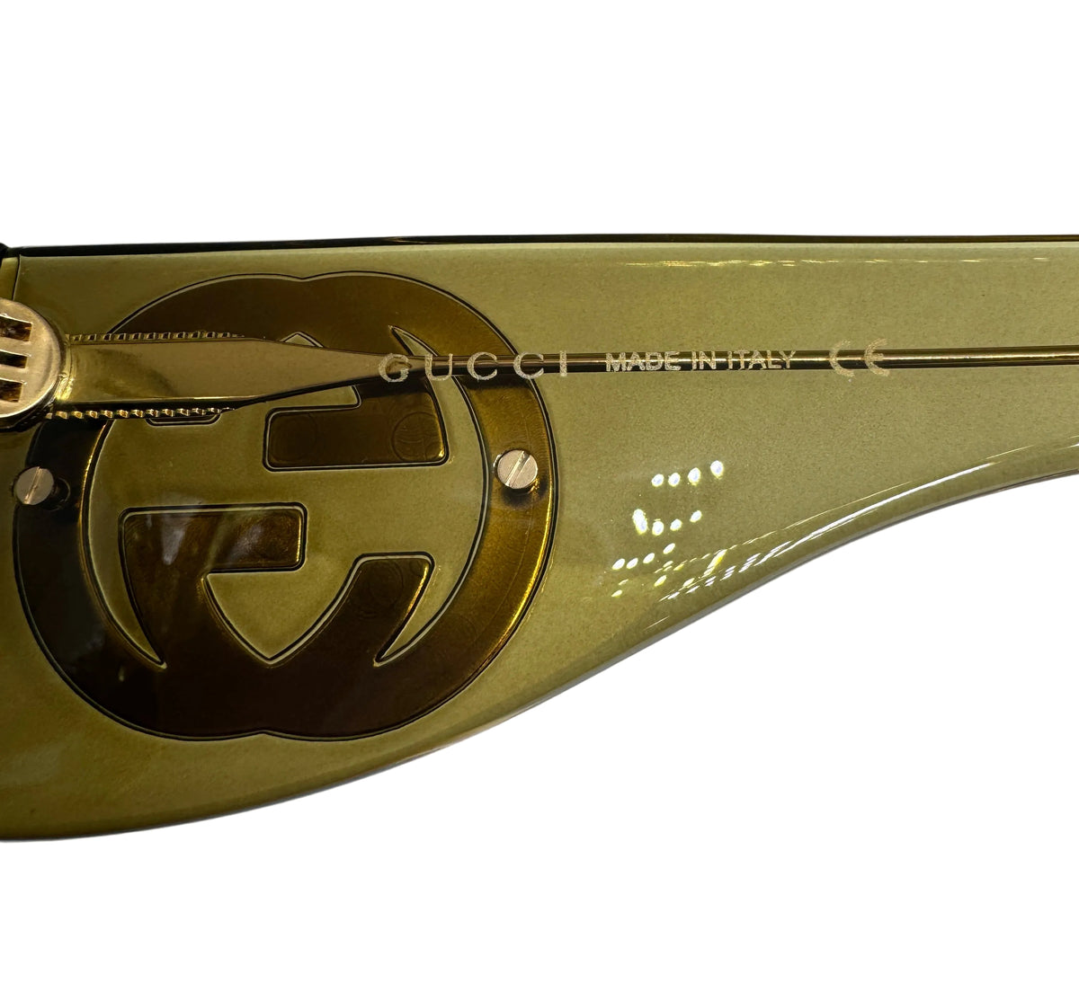 Gucci Khaki Green Oversized Sunglasses