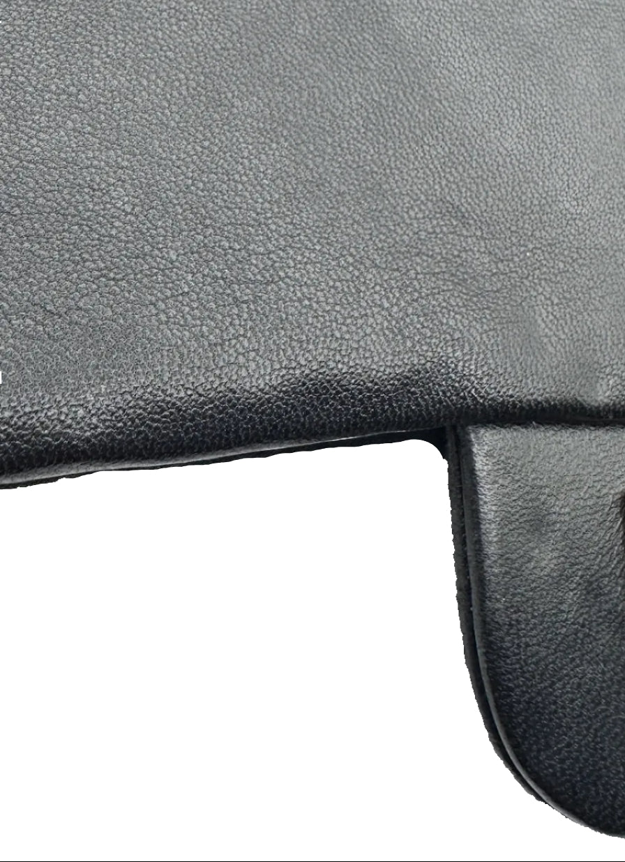 Chanel 2019 SS Black with White Pearls Mini Classic Flapbag