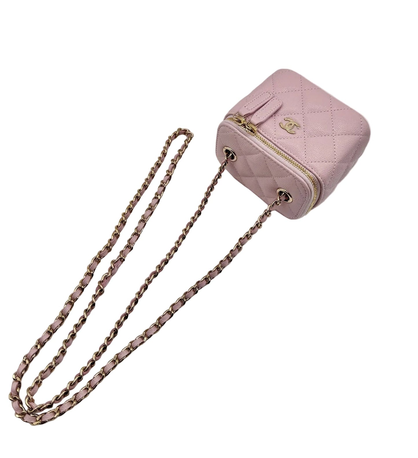 CHANEL Pink Mini Vanity Bag