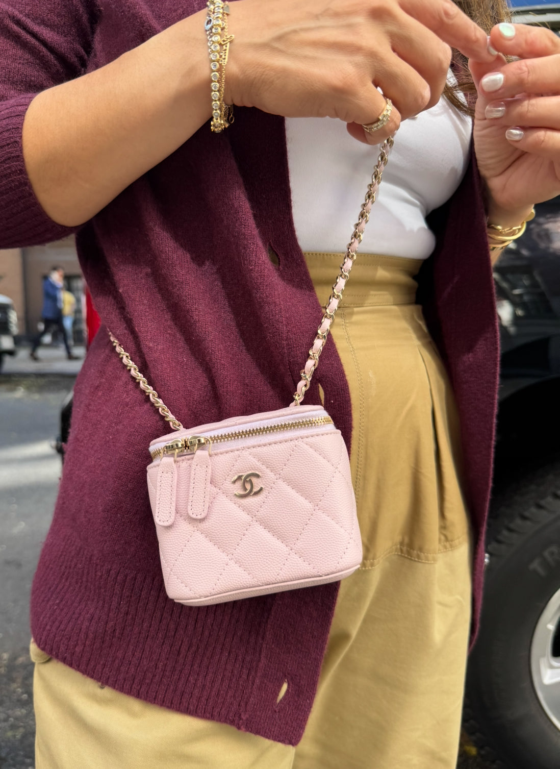 Chanel Pink Mini Vanity Bag