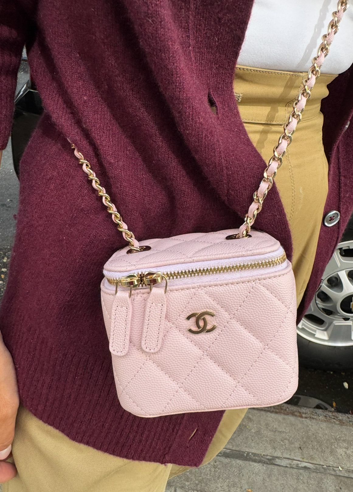 Chanel Pink Mini Vanity Bag