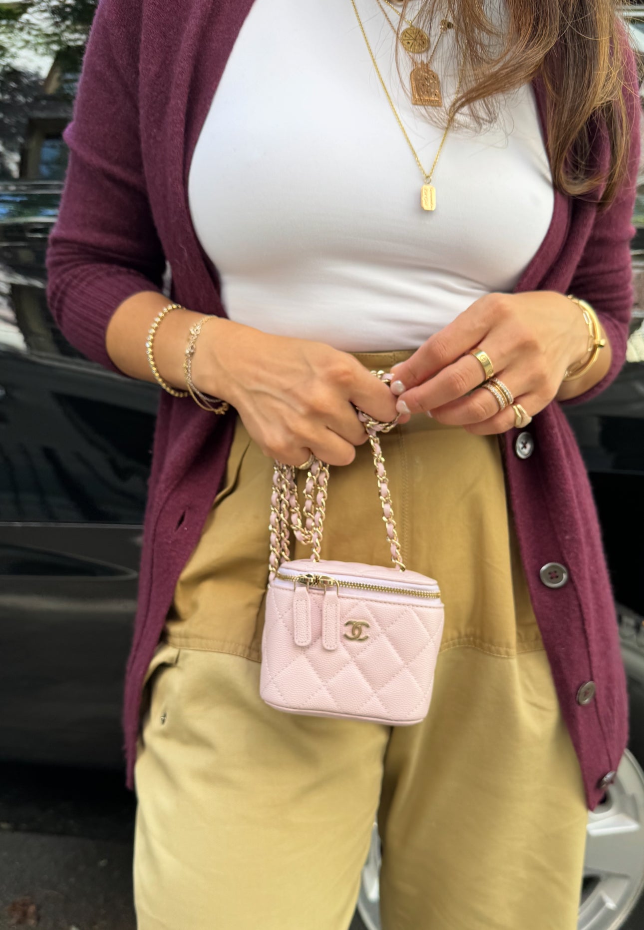 Chanel Pink Mini Vanity Bag