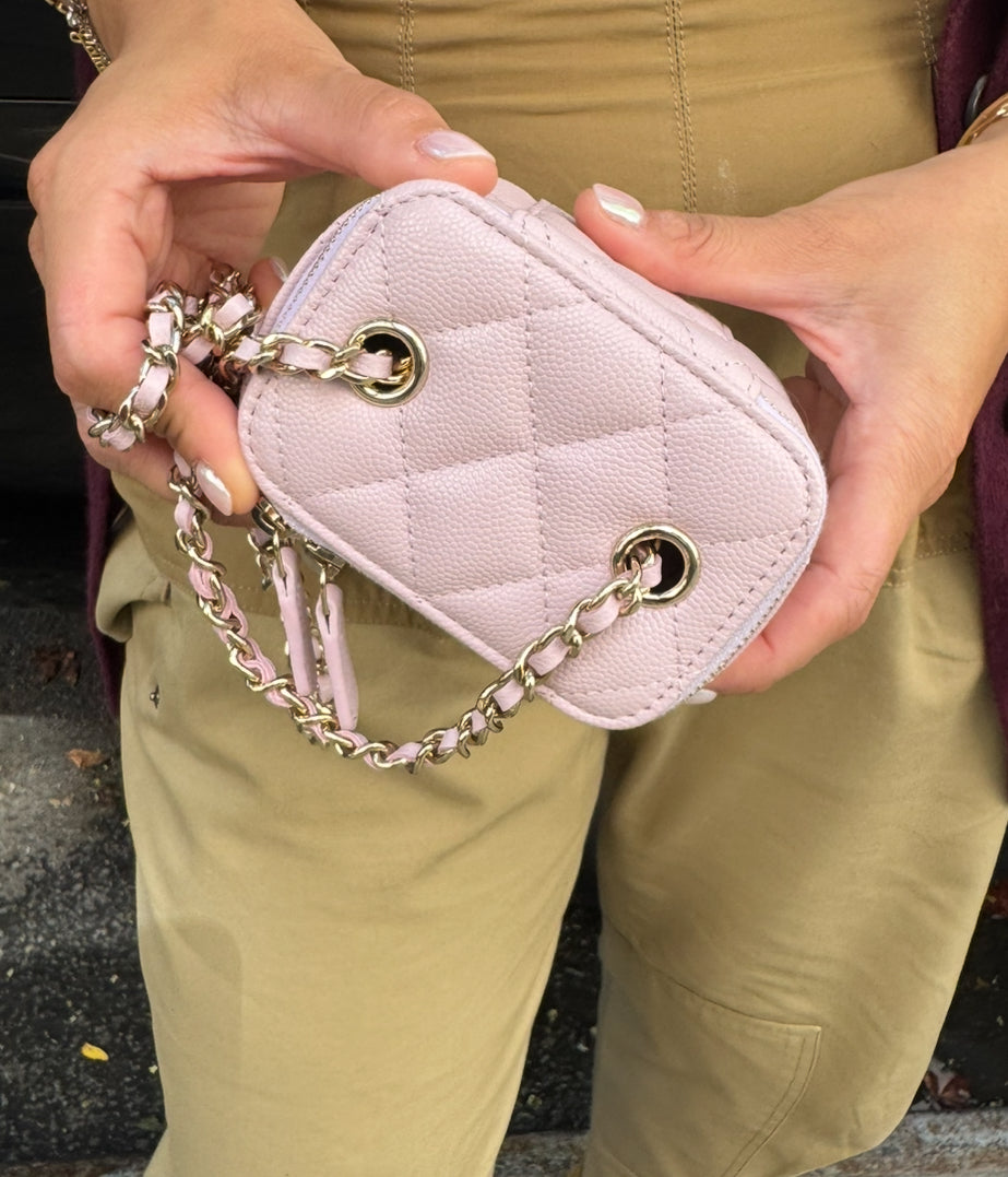 Chanel Pink Mini Vanity Bag