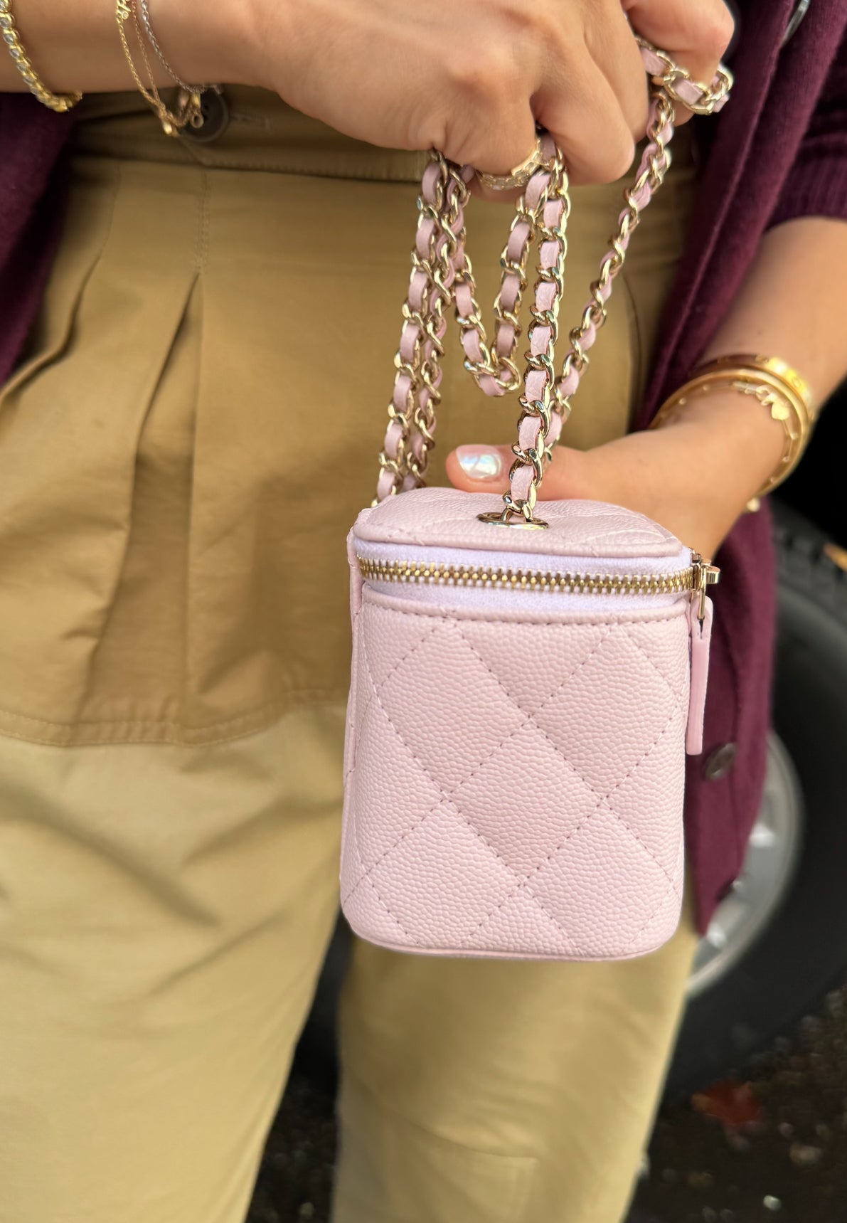 Chanel Pink Mini Vanity Bag