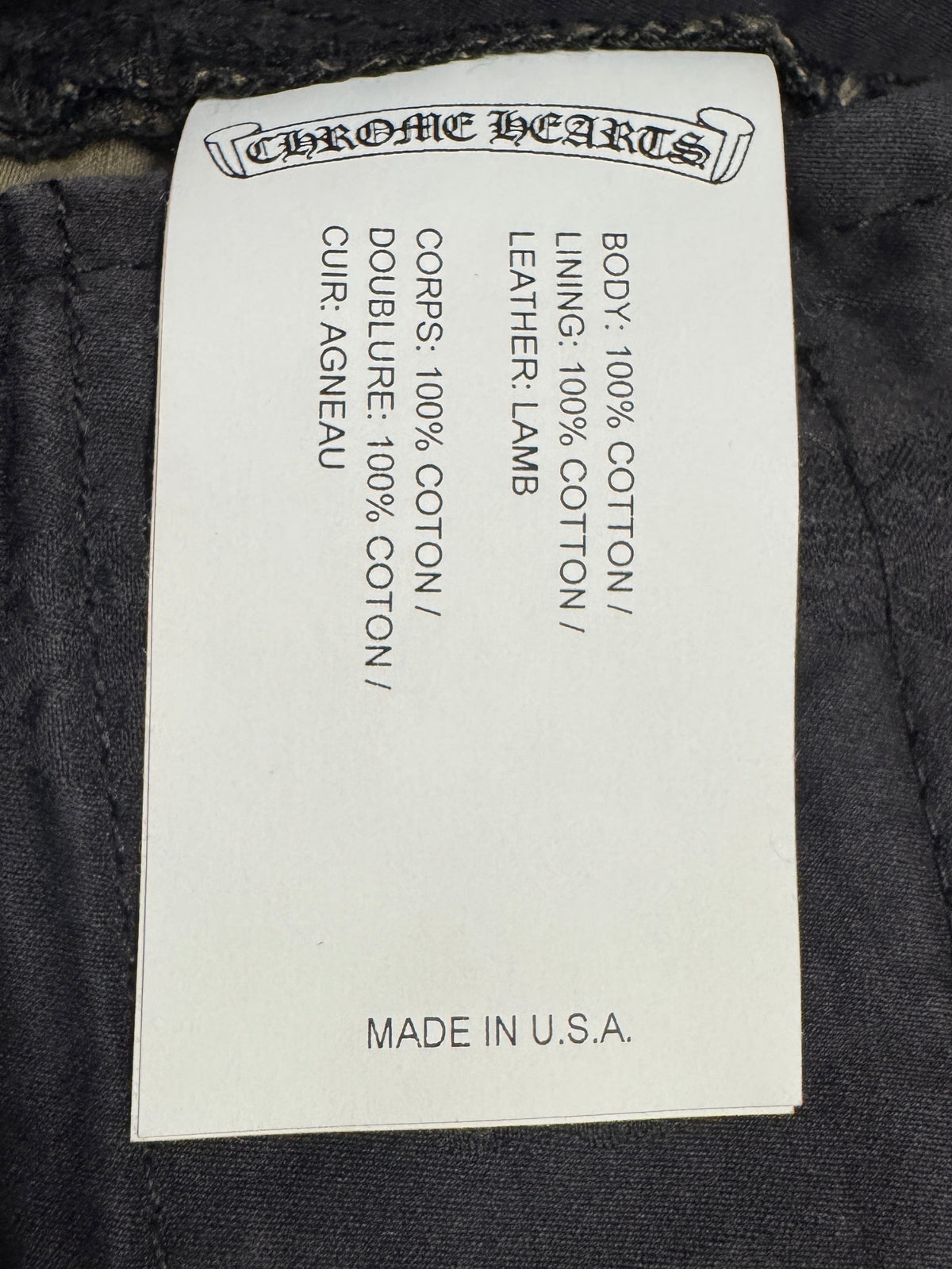 Chrome Hearts Camouflage Devil Dog Cargo Pants