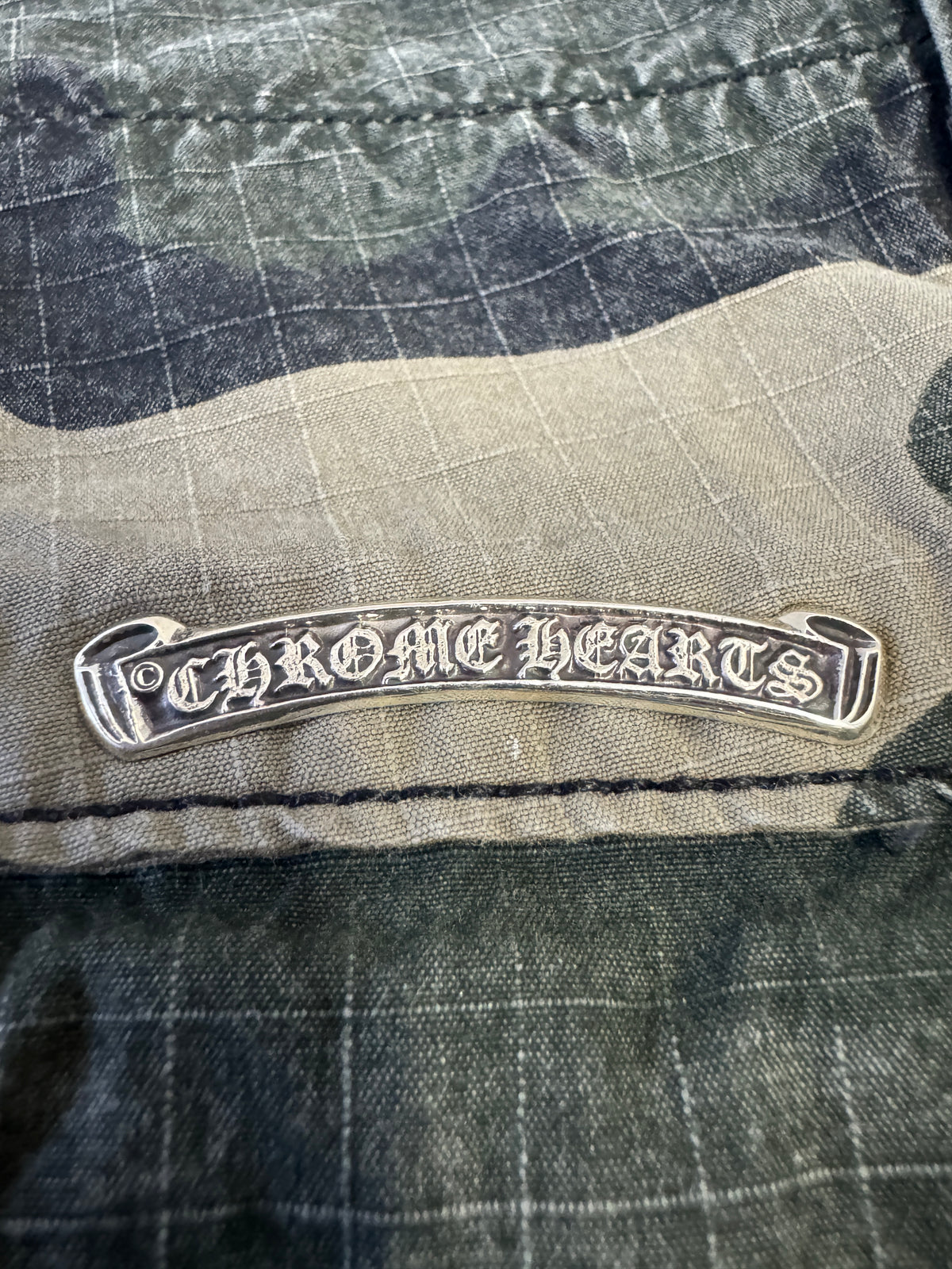 Chrome Hearts Camouflage Devil Dog Cargo Pants
