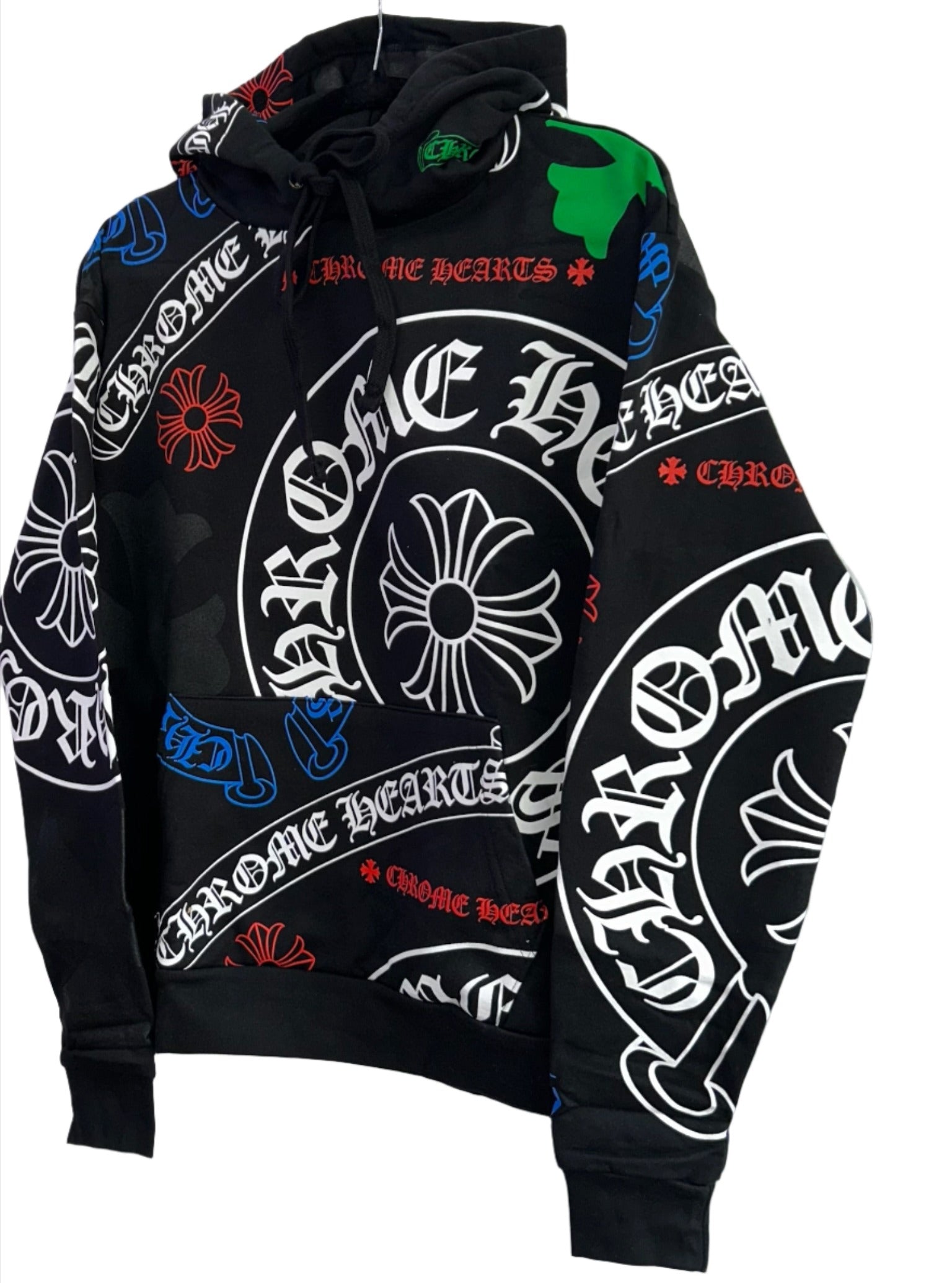 Chrome Hearts Black Stencil Hoodie