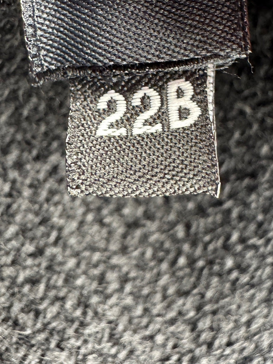 Chanel Black Beanie with White CC Logo
