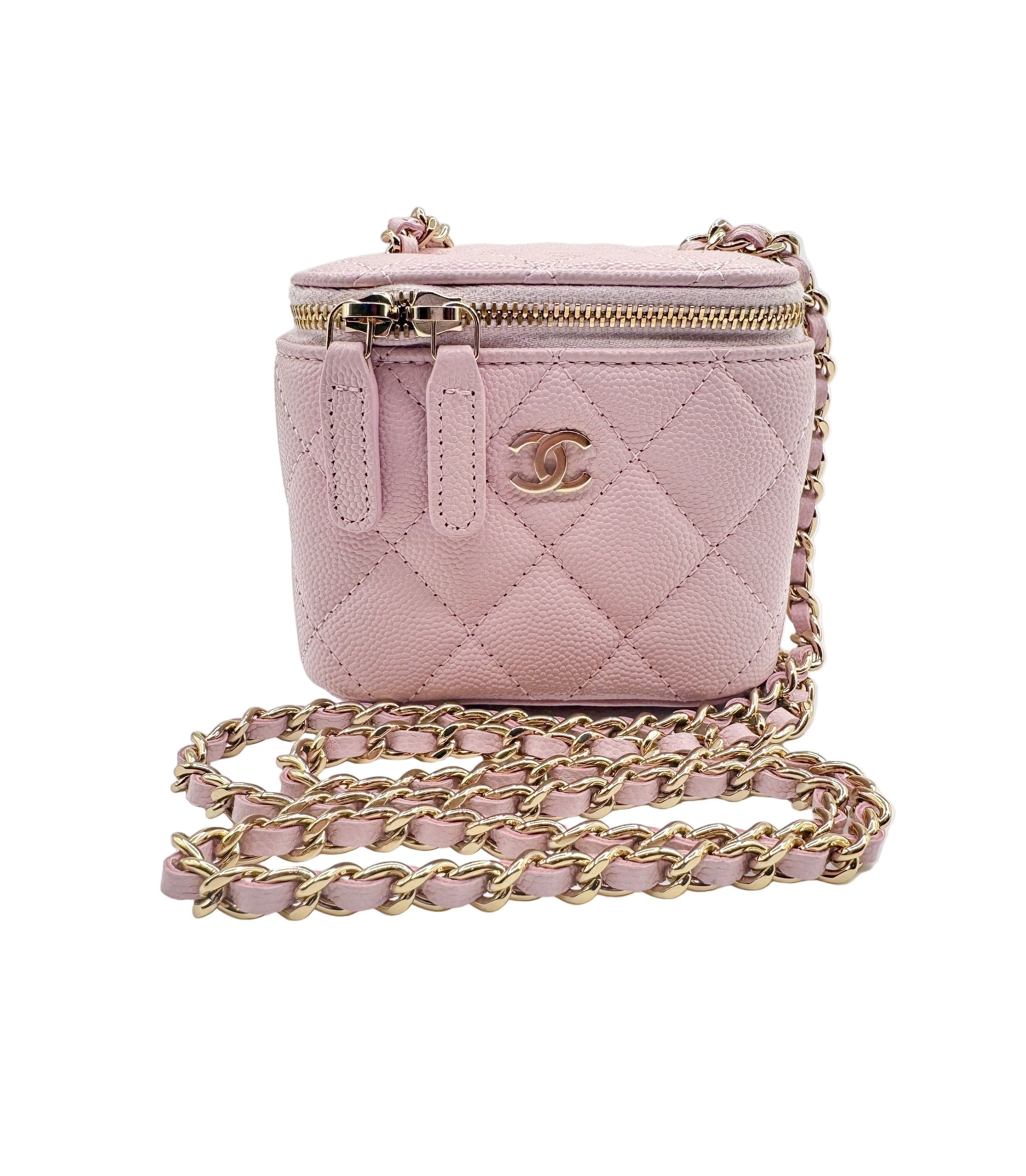 Chanel Pink Mini Vanity Bag