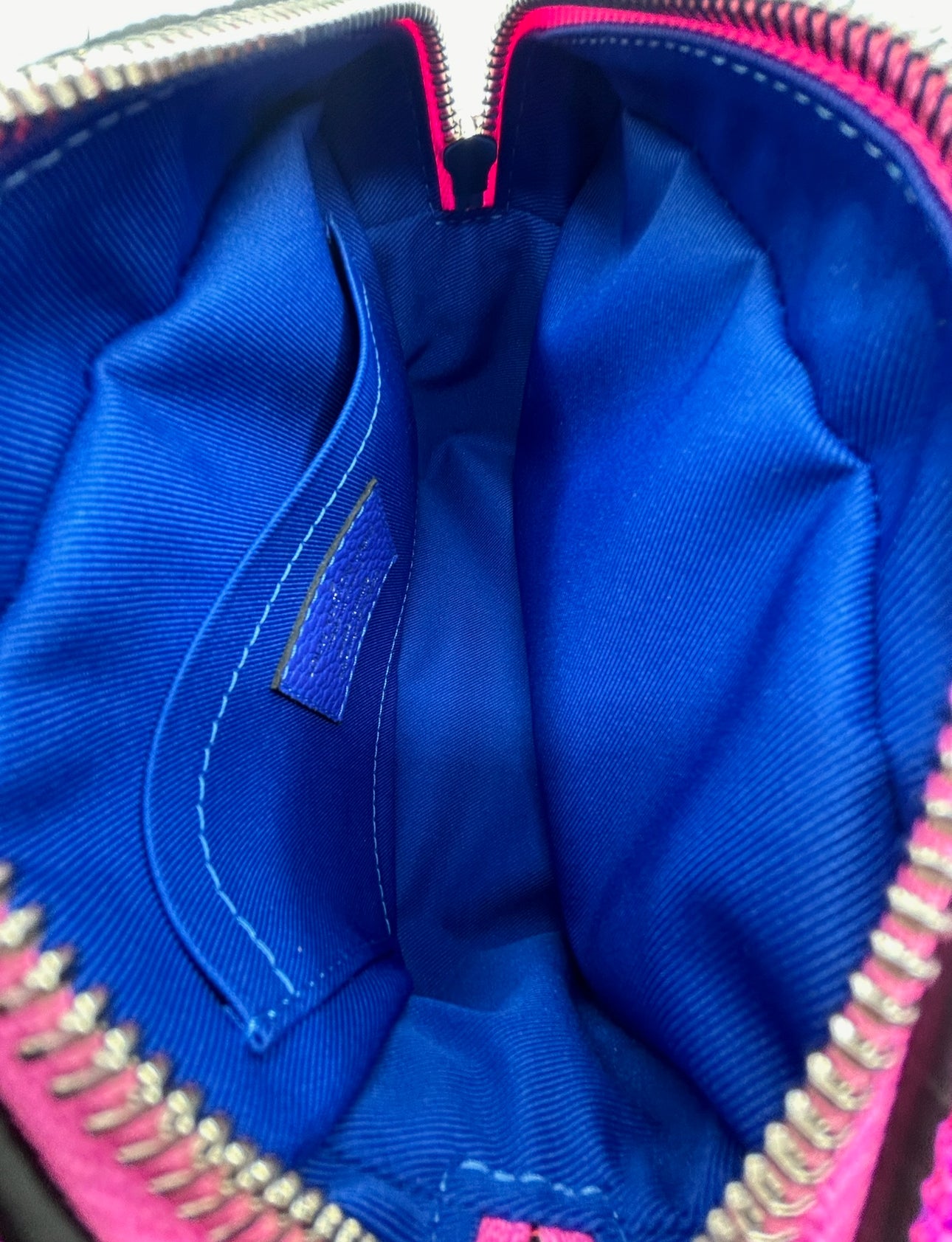 Louis Vuitton x Virgil Abloh Blue and Pink Monogram Mini Soft Trunk