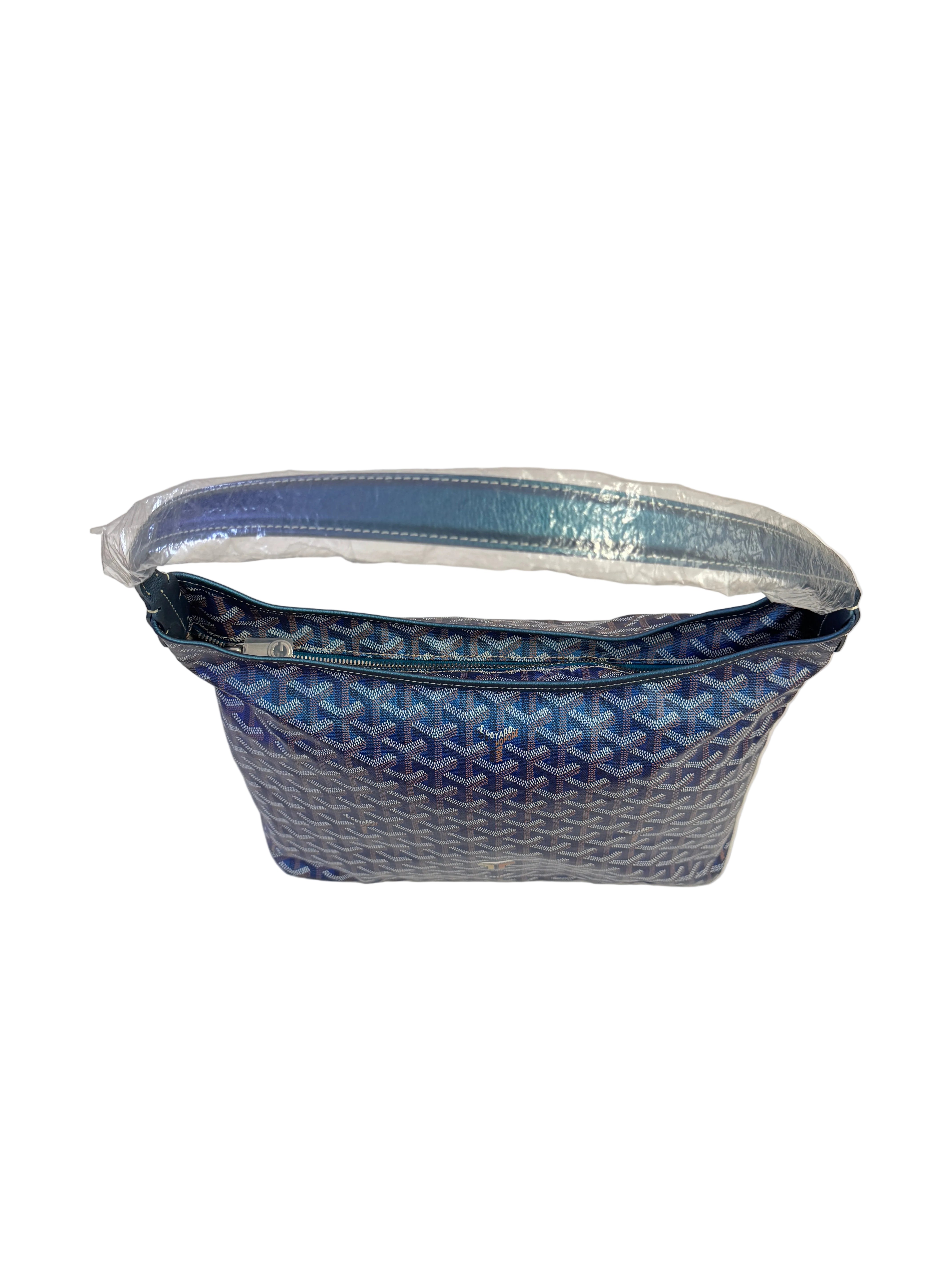 Goyard Boheme Blue Pearly Iridescent Hobo Bag