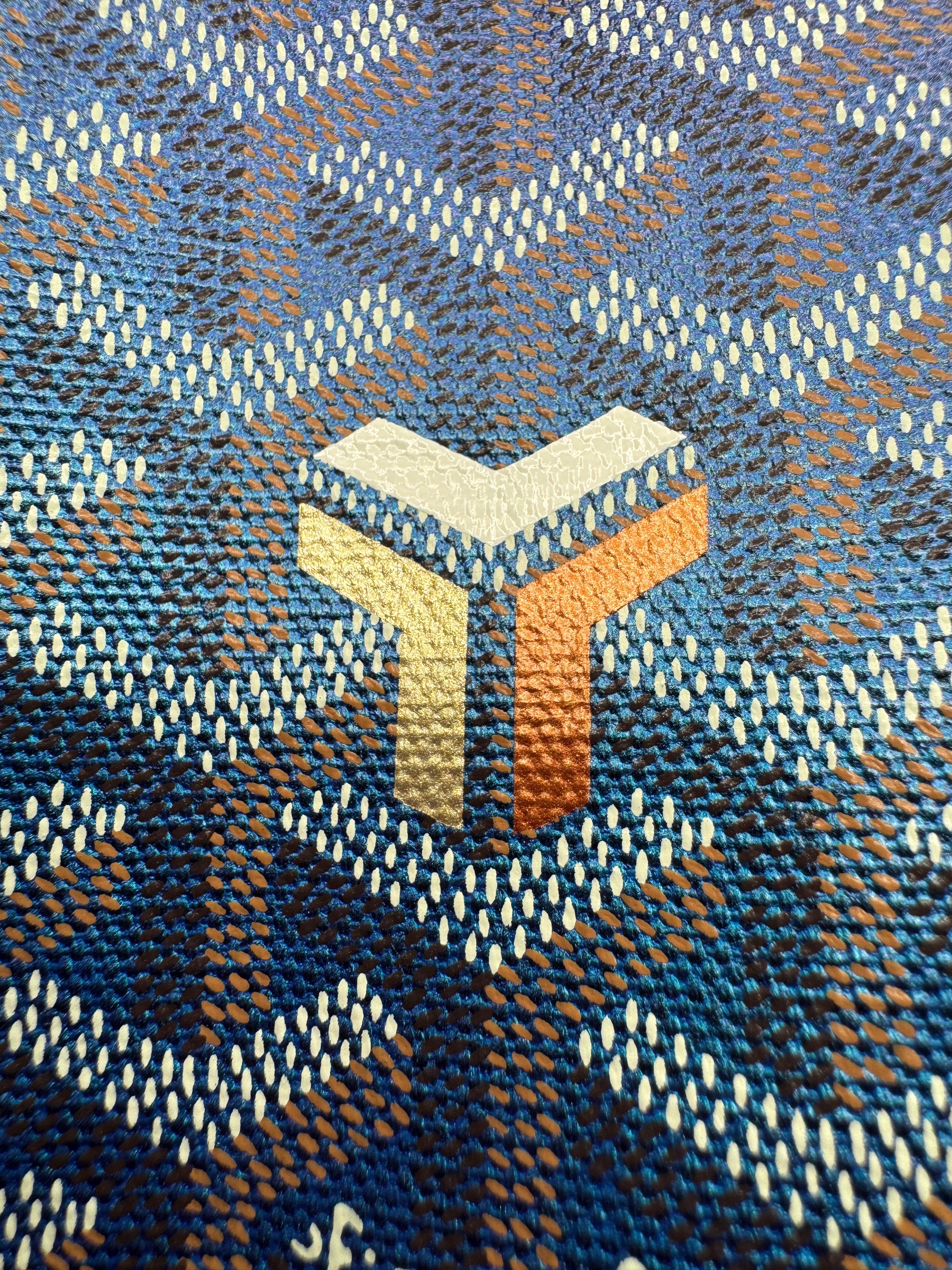 Goyard Boheme Blue Pearly Iridescent Hobo Bag