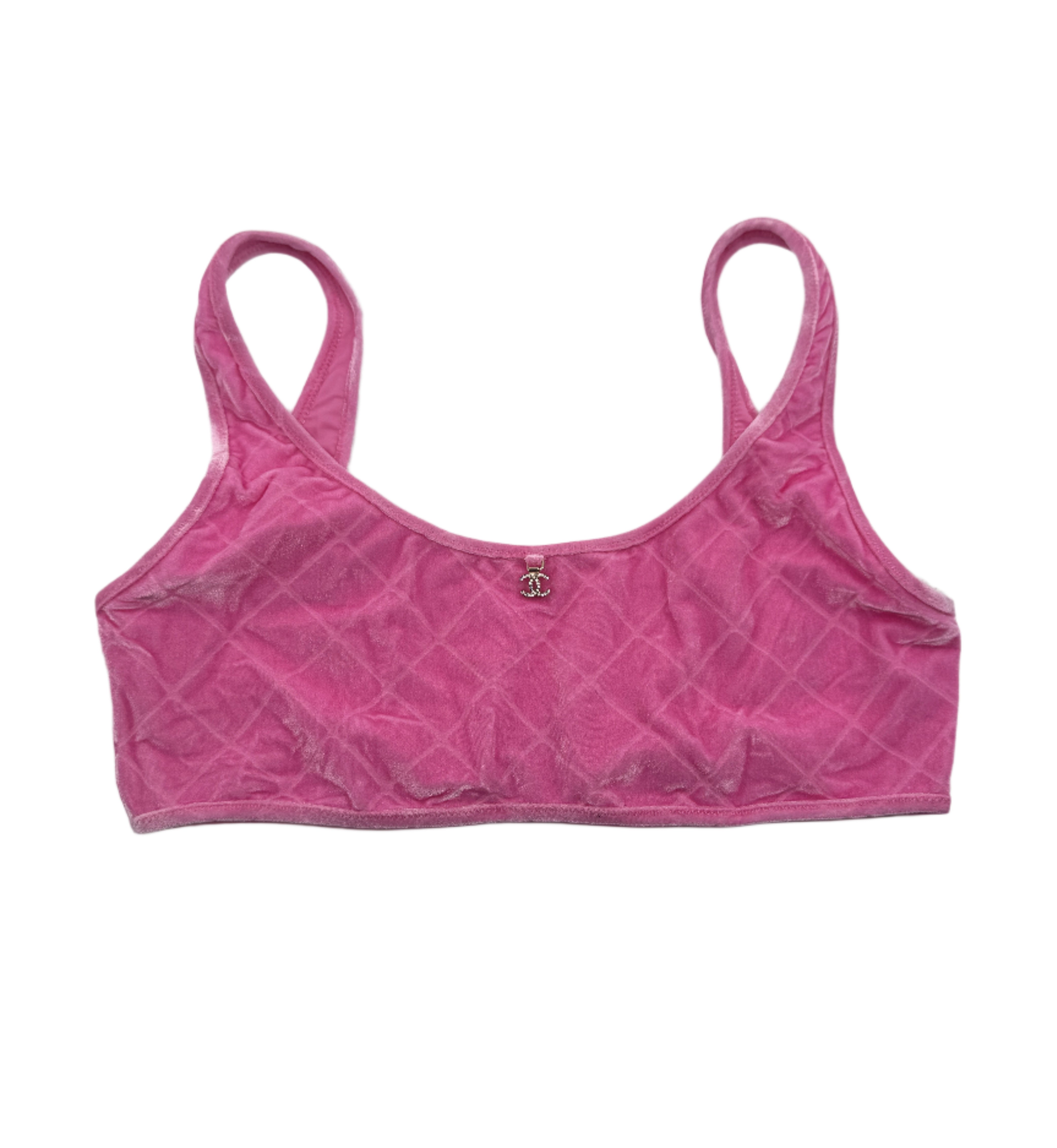 Chanel Coco Beach Pink Bikini Top