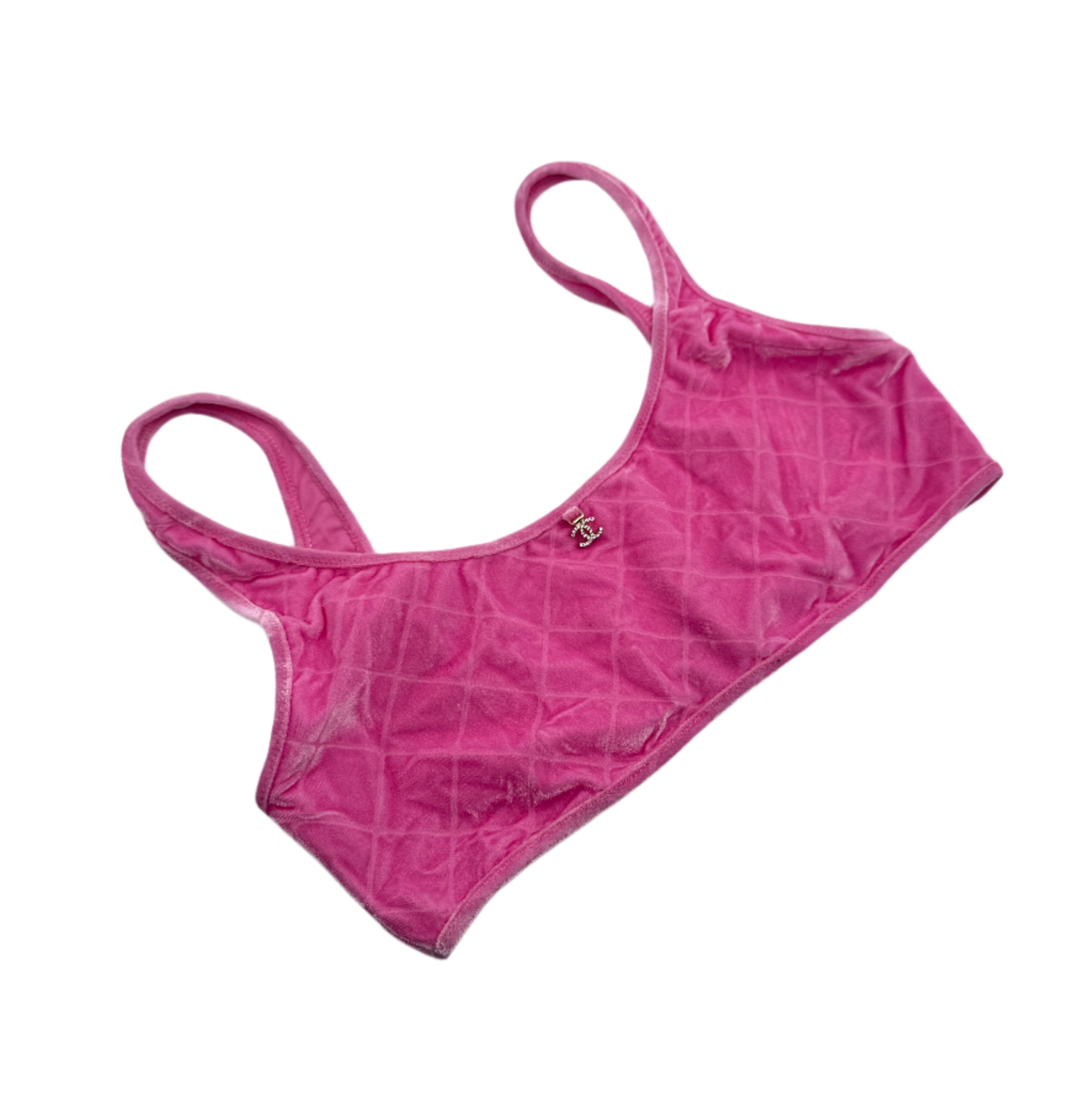 Chanel Coco Beach Pink Bikini Top