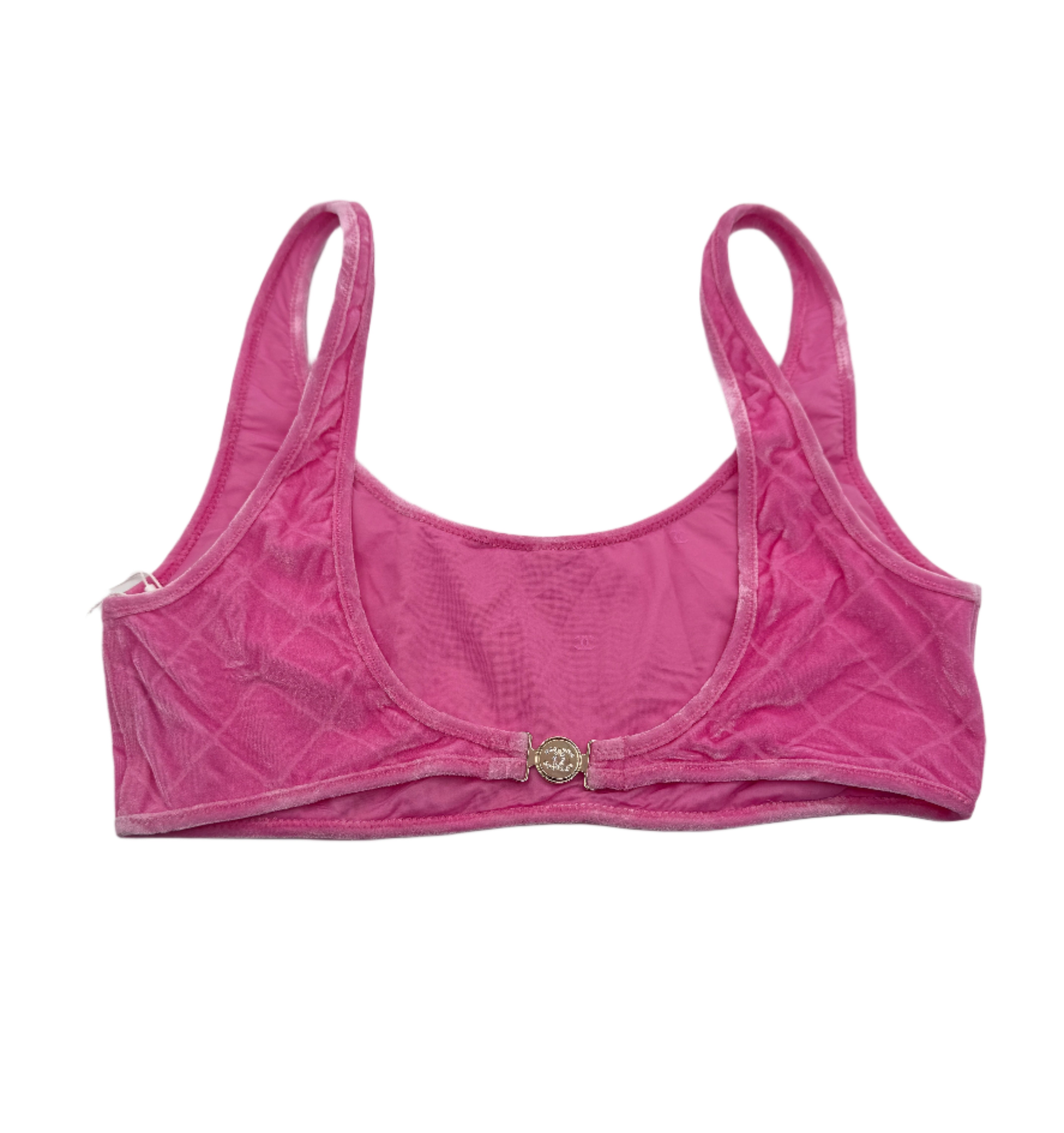 Chanel Coco Beach Pink Bikini Top