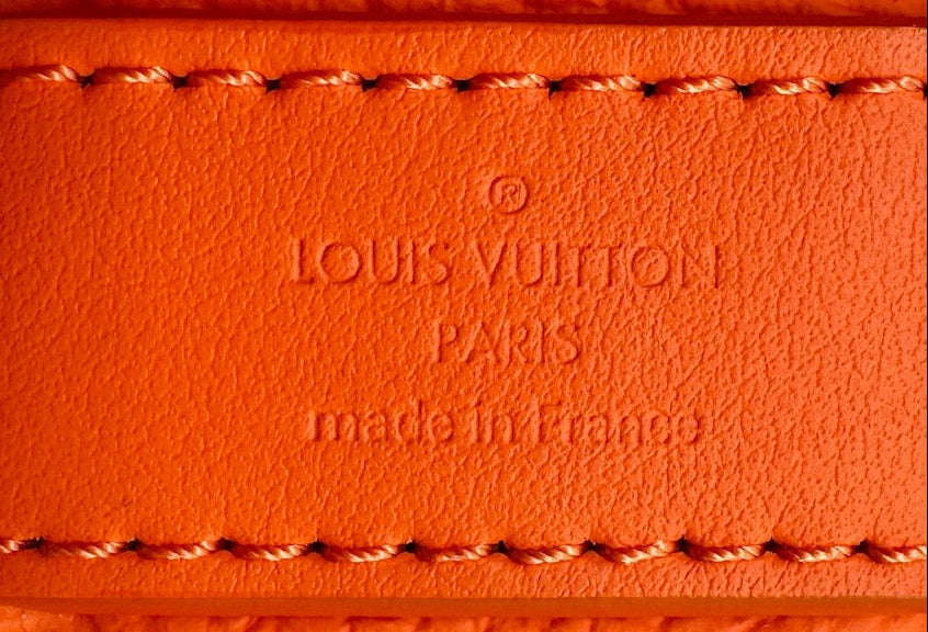 Louis Vuitton Orange Keepall Bandoulière 25