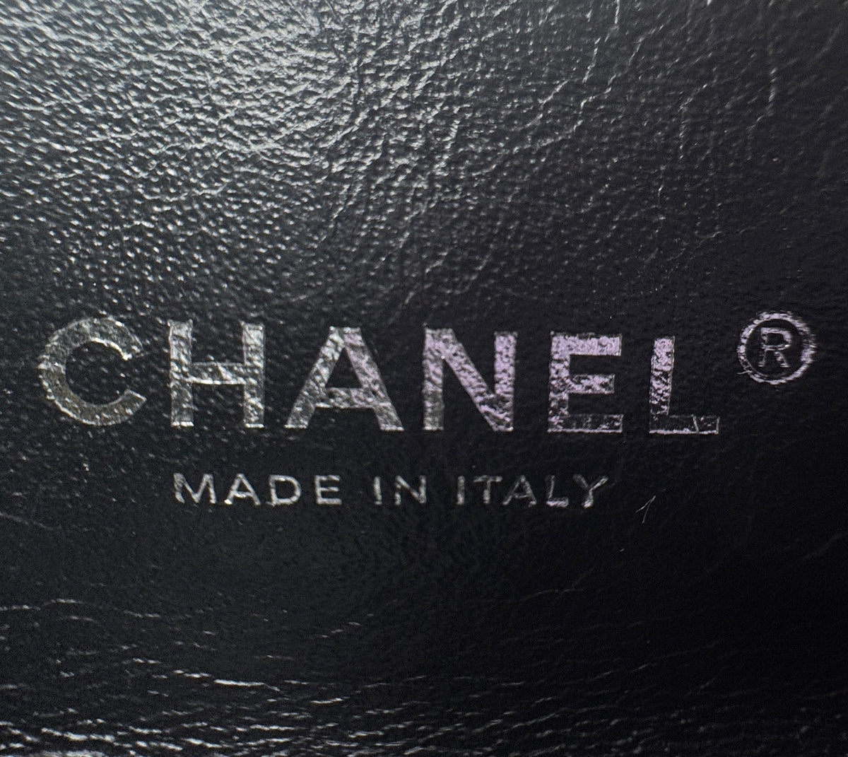 Chanel Silver Camellia Mini Flapbag
